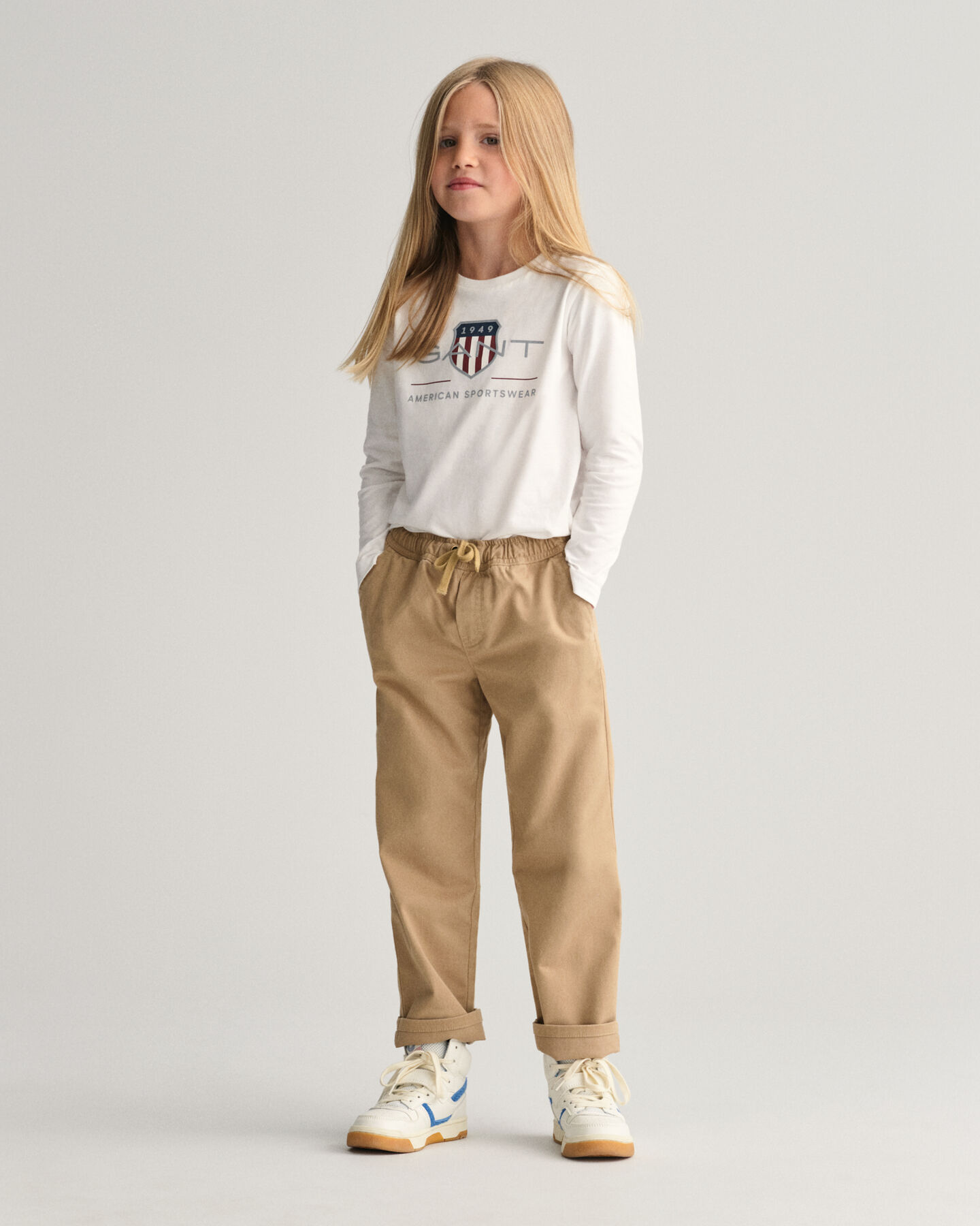 Kids Woven Pull-On Pants