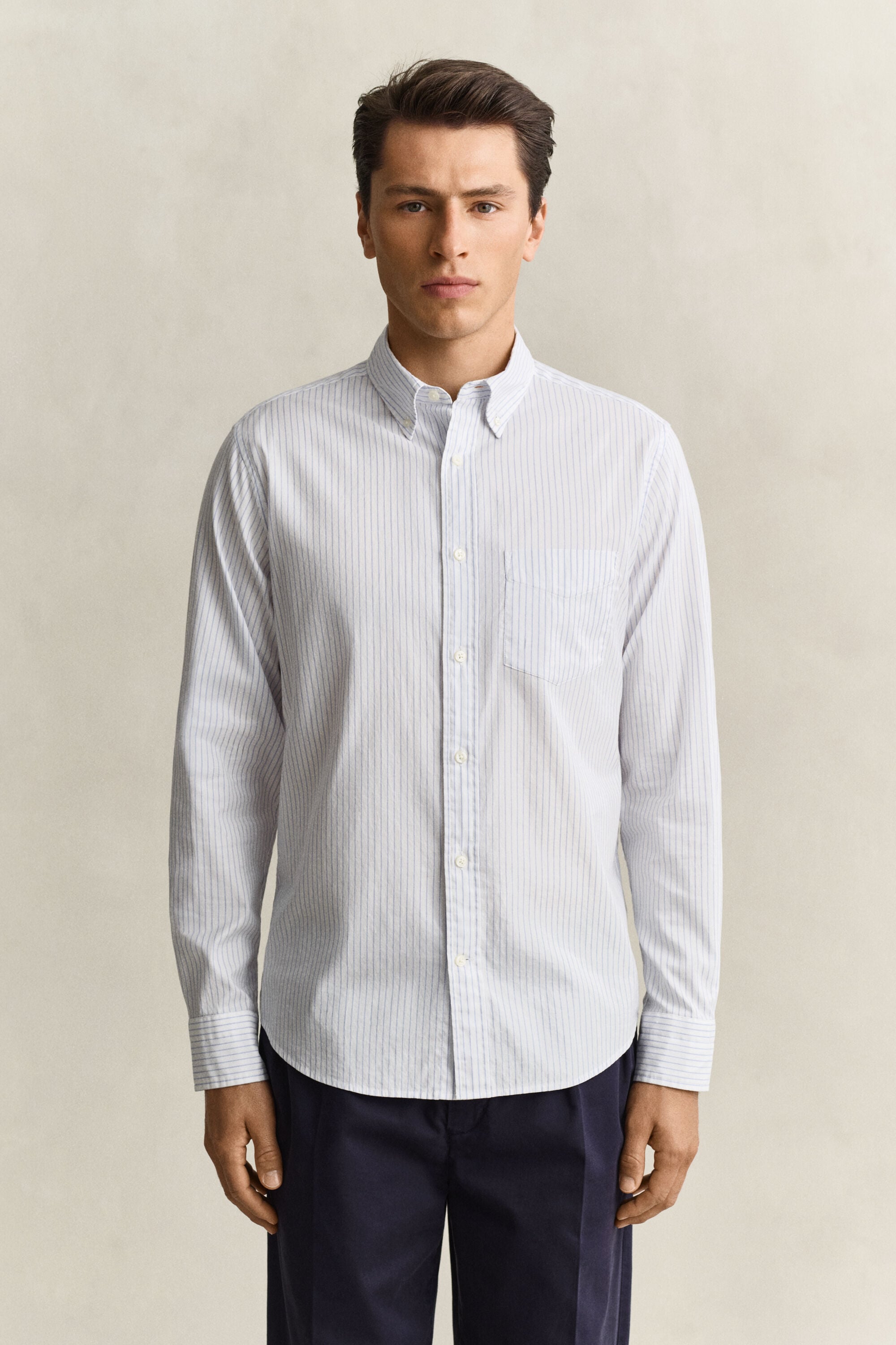Gant x Yale Striped Oxford Shirt