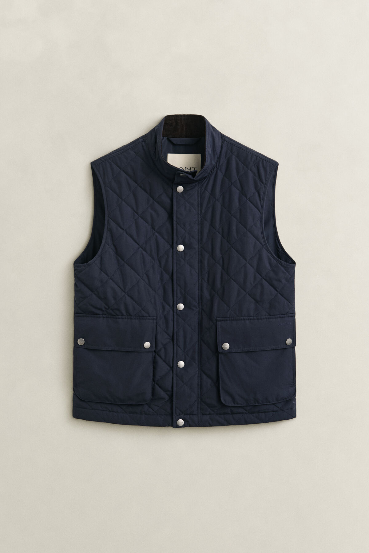 Quilted Vest — EVENING BLUE