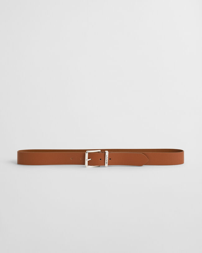 Logo Leather Belt