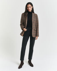 Slim Fit Cropped Black Jeans