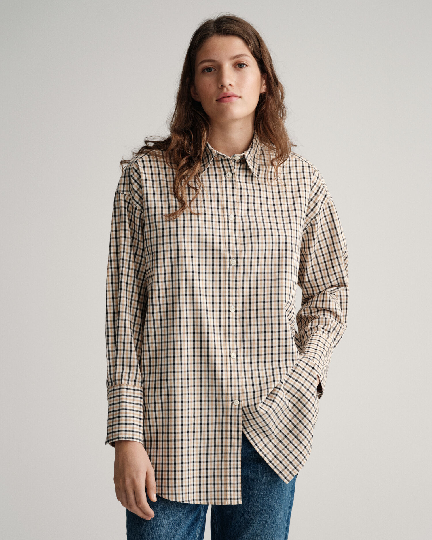 Oversized Check Shirt