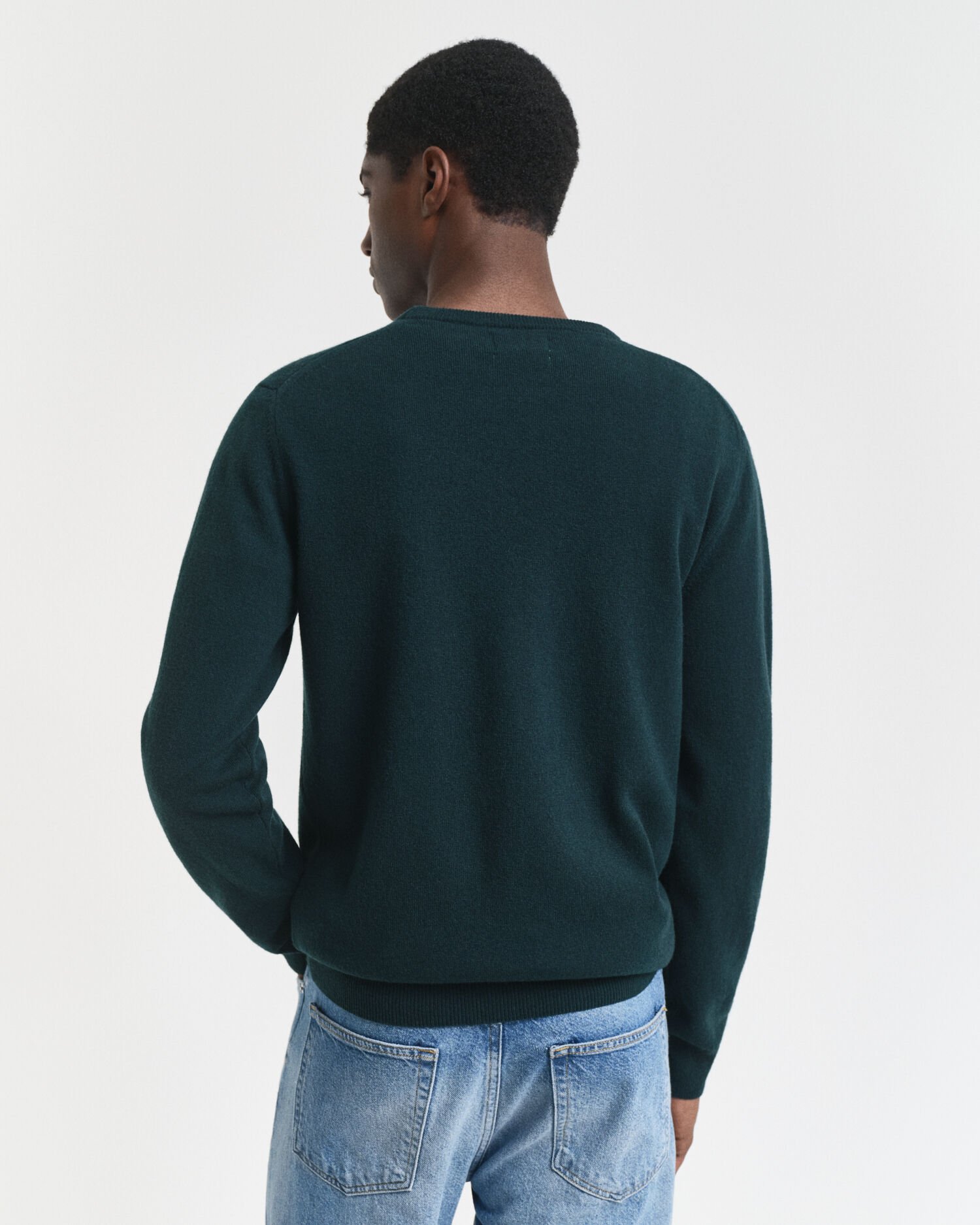 Superfine Lambswool Crew Neck Sweater - GANT
