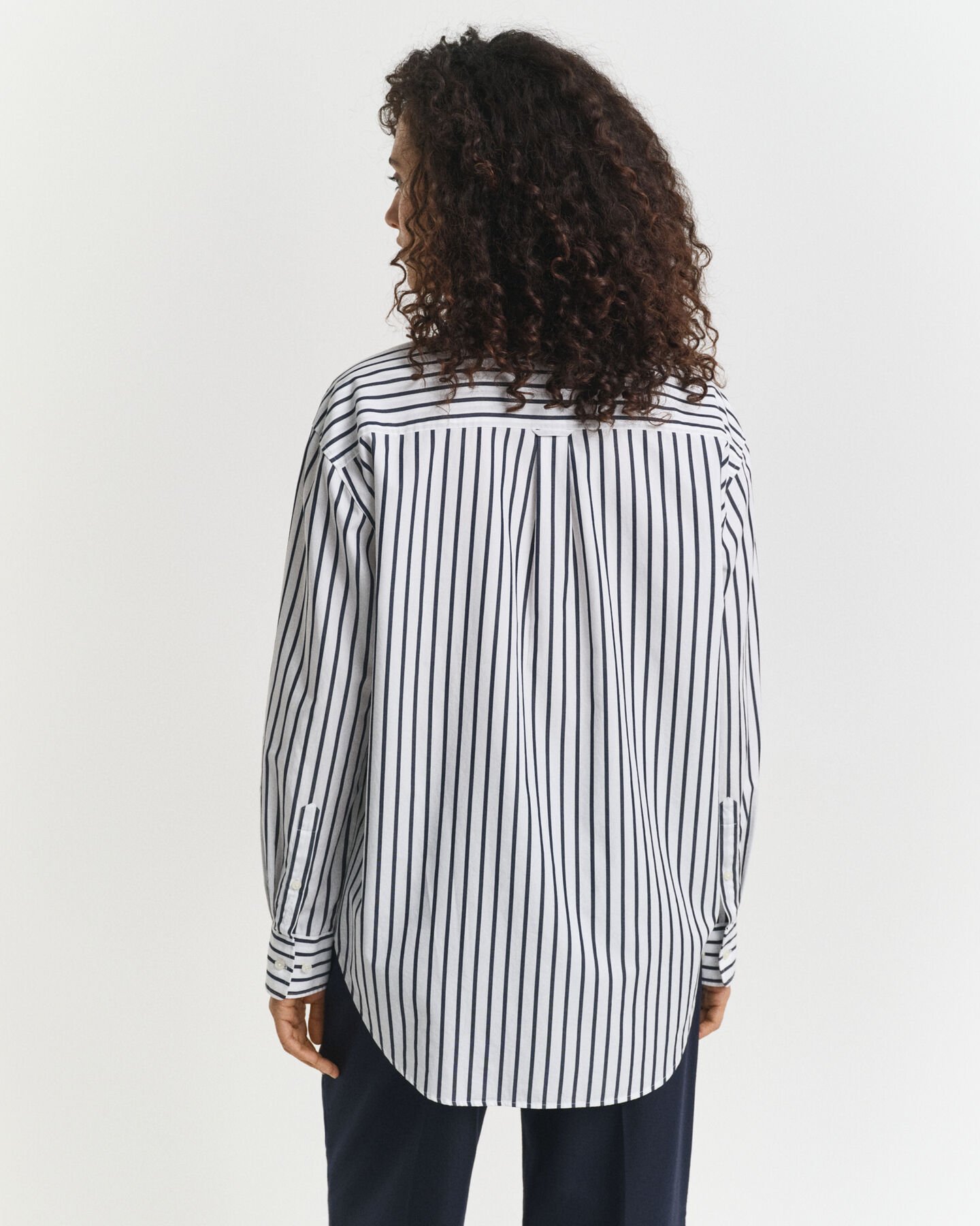 Relaxed Fit Classic Striped Poplin Shirt