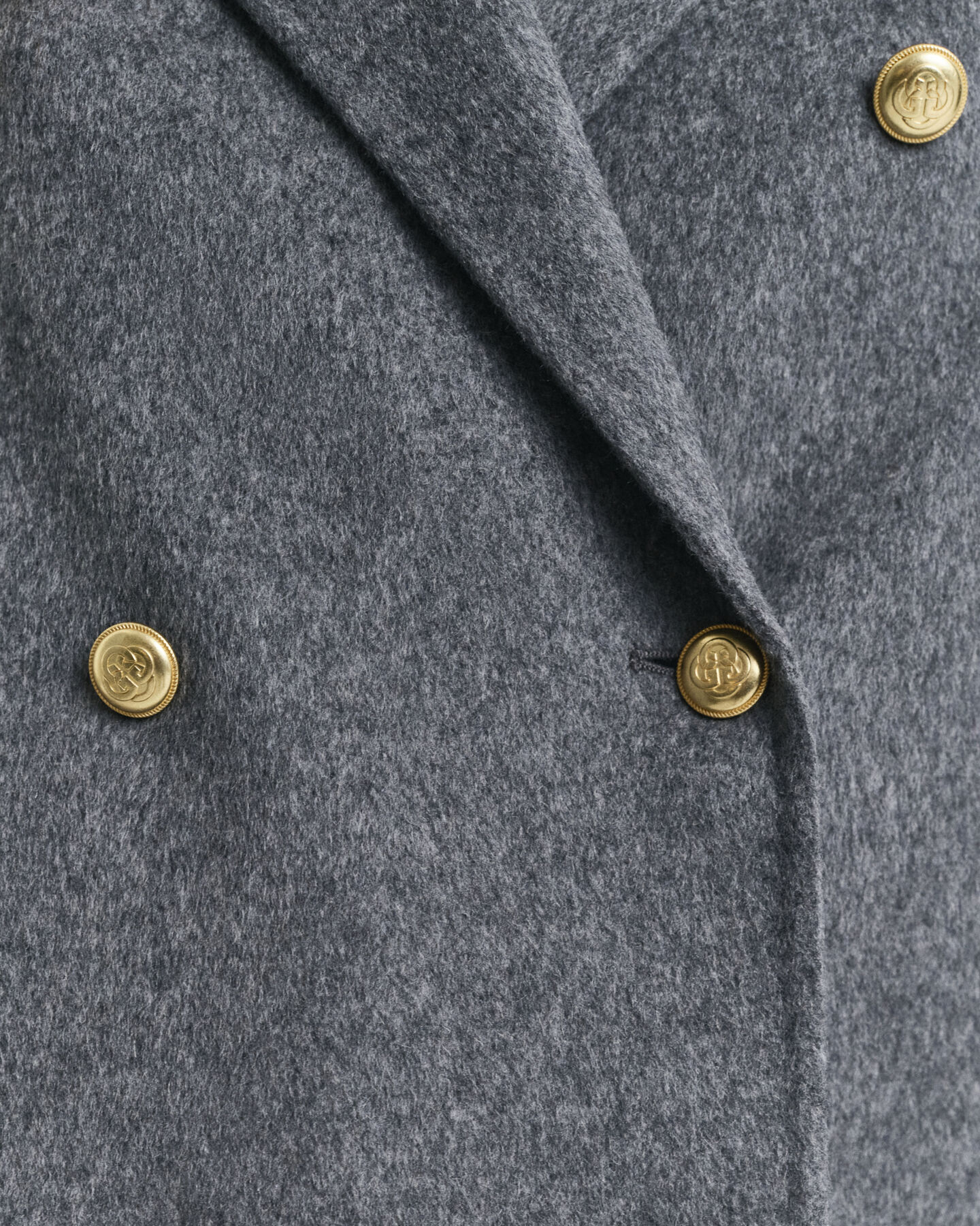 Handstitched Detail Pea Coat