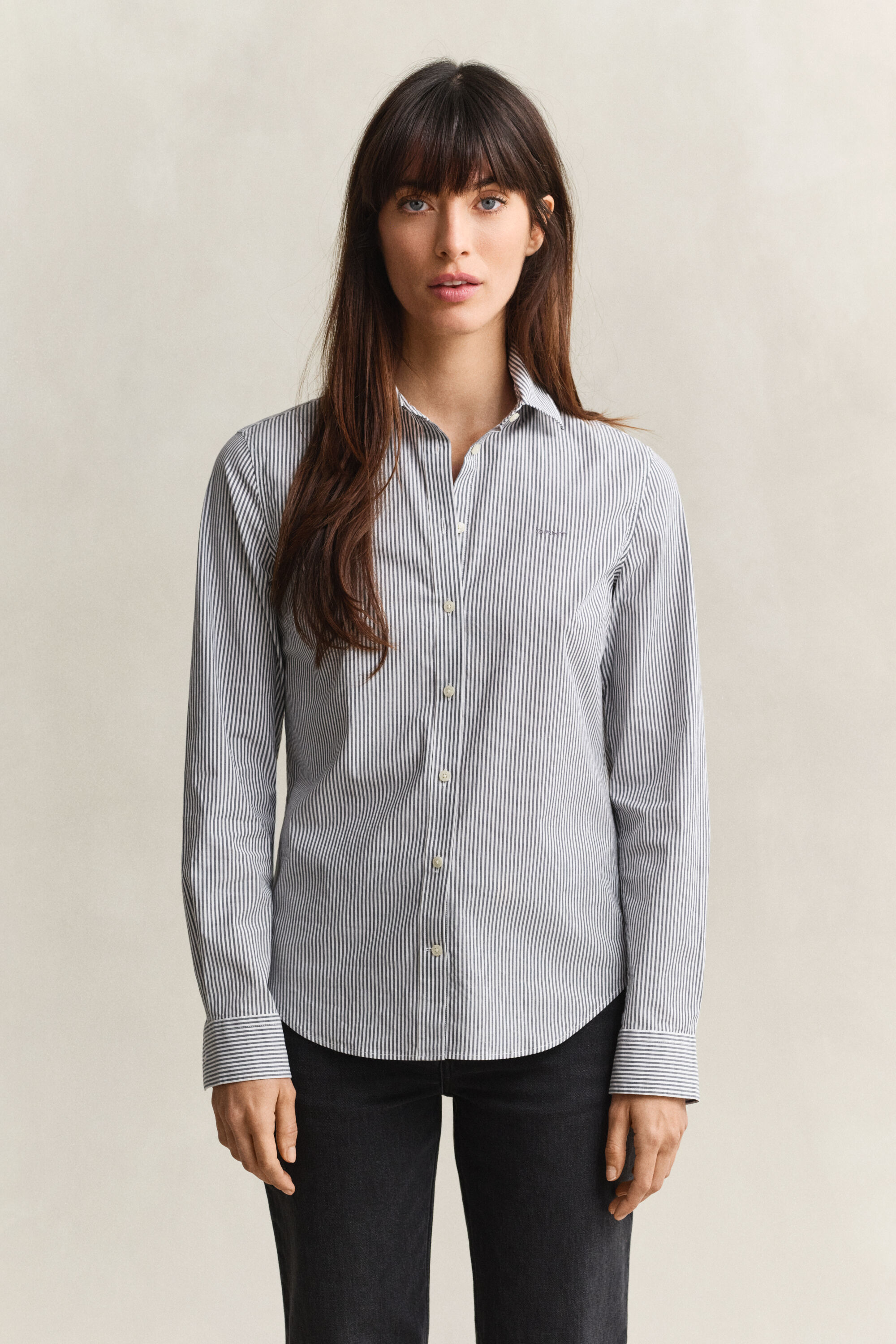 Striped Poplin Shirt