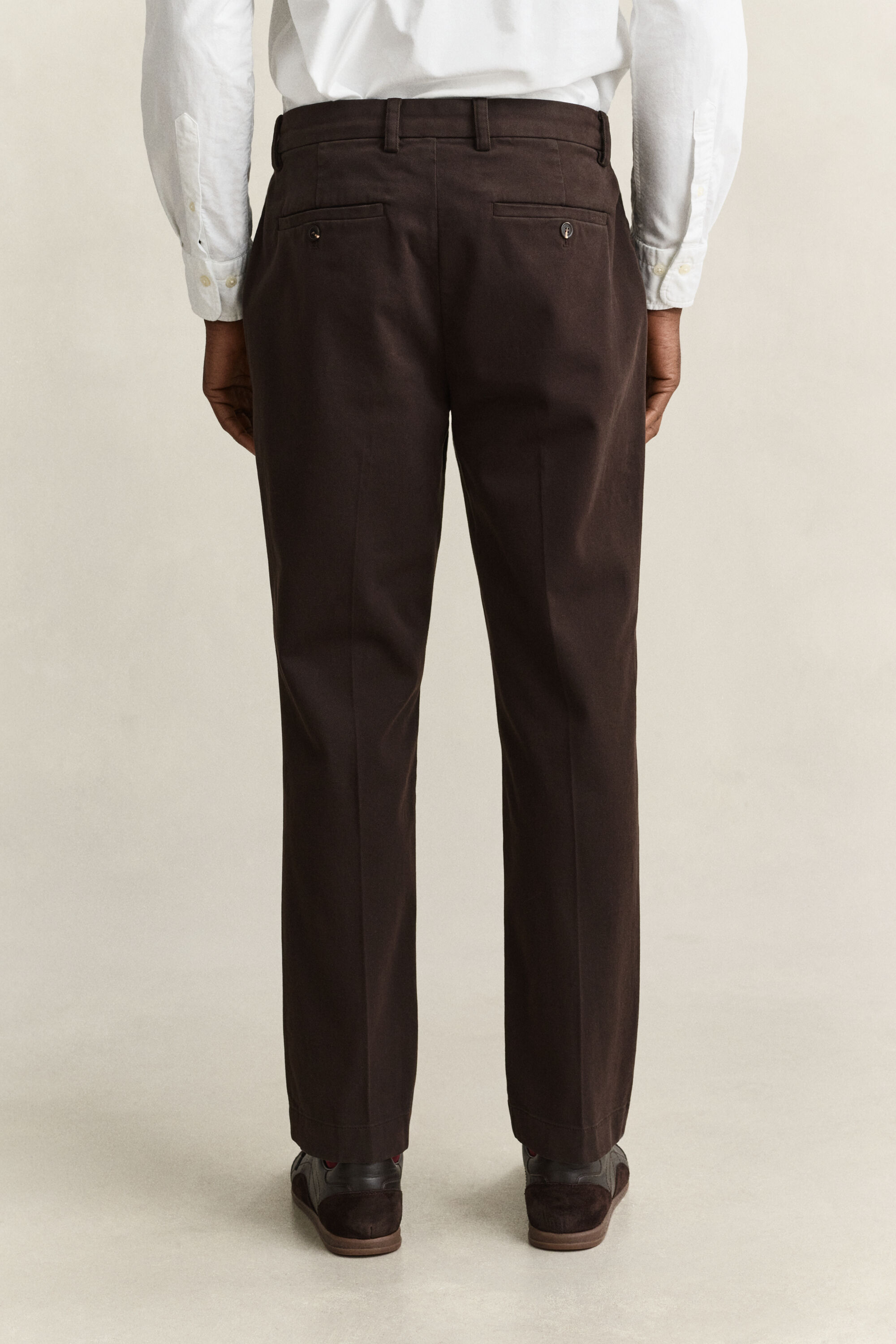 Tapered Chinos — BLACK BROWN