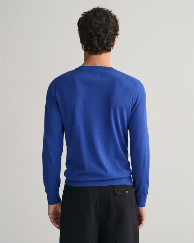 Fine Cotton Crew Neck Sweater