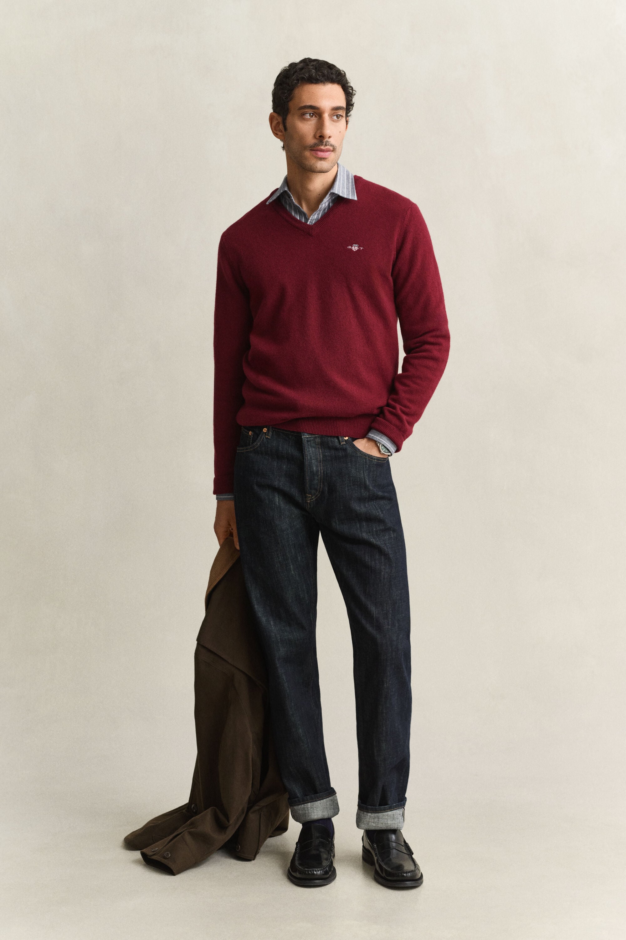 Lambswool V-Neck Sweater