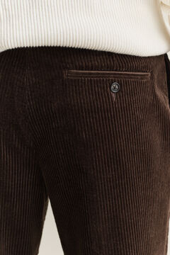 Corduroy Suit Pants — BLACK BROWN 3