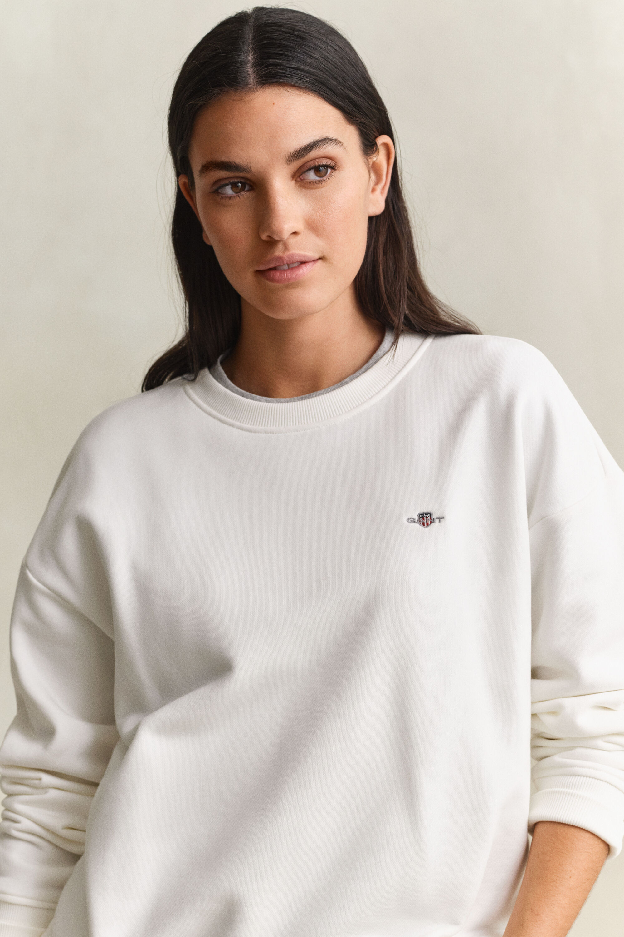 Shield Sweatshirt — EGGSHELL