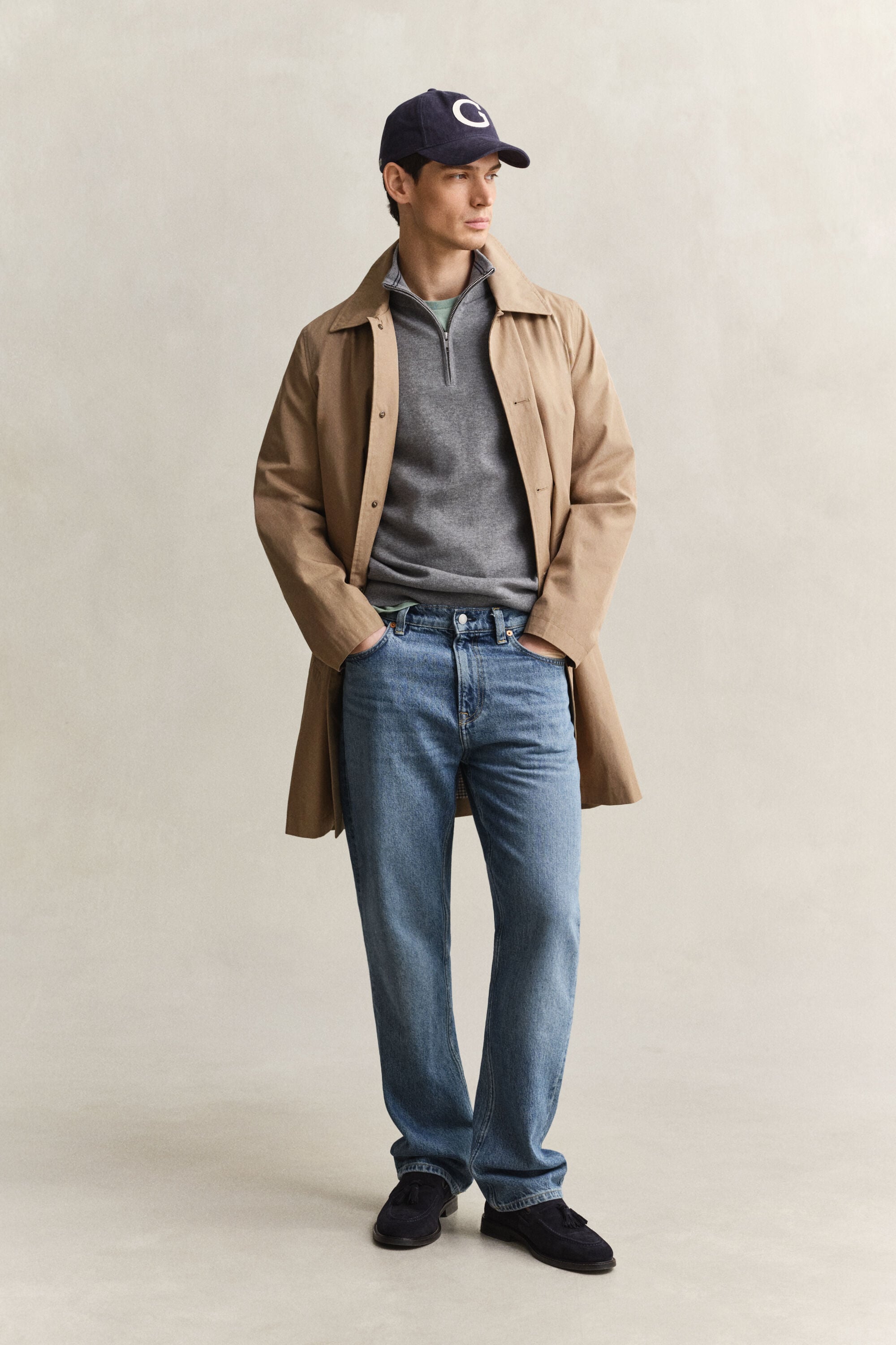 Classic Cotton Half-Zip Sweater
