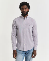 Regular Fit Micro Checked Classic Poplin Shirt