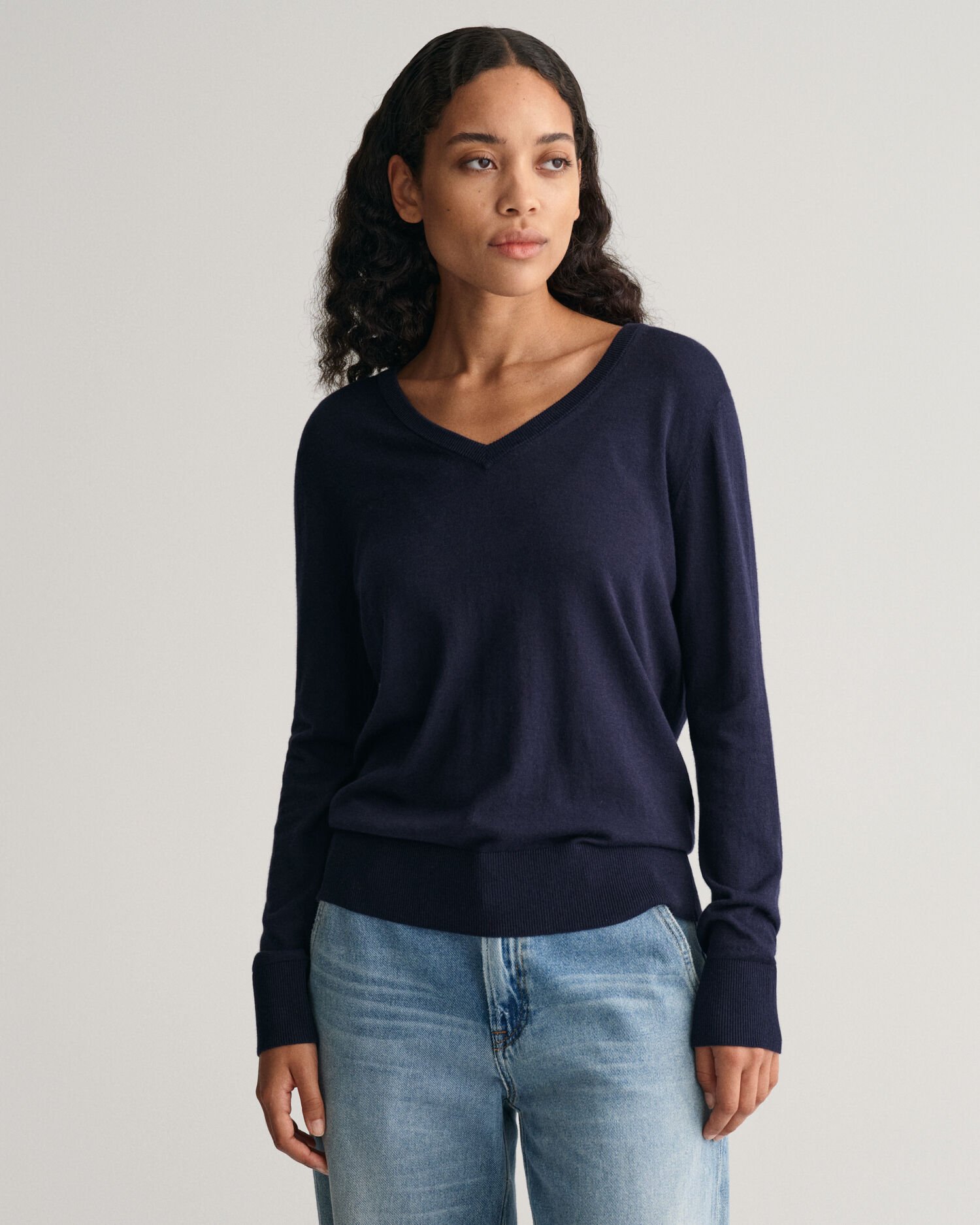 Gant v neck sale jumper womens