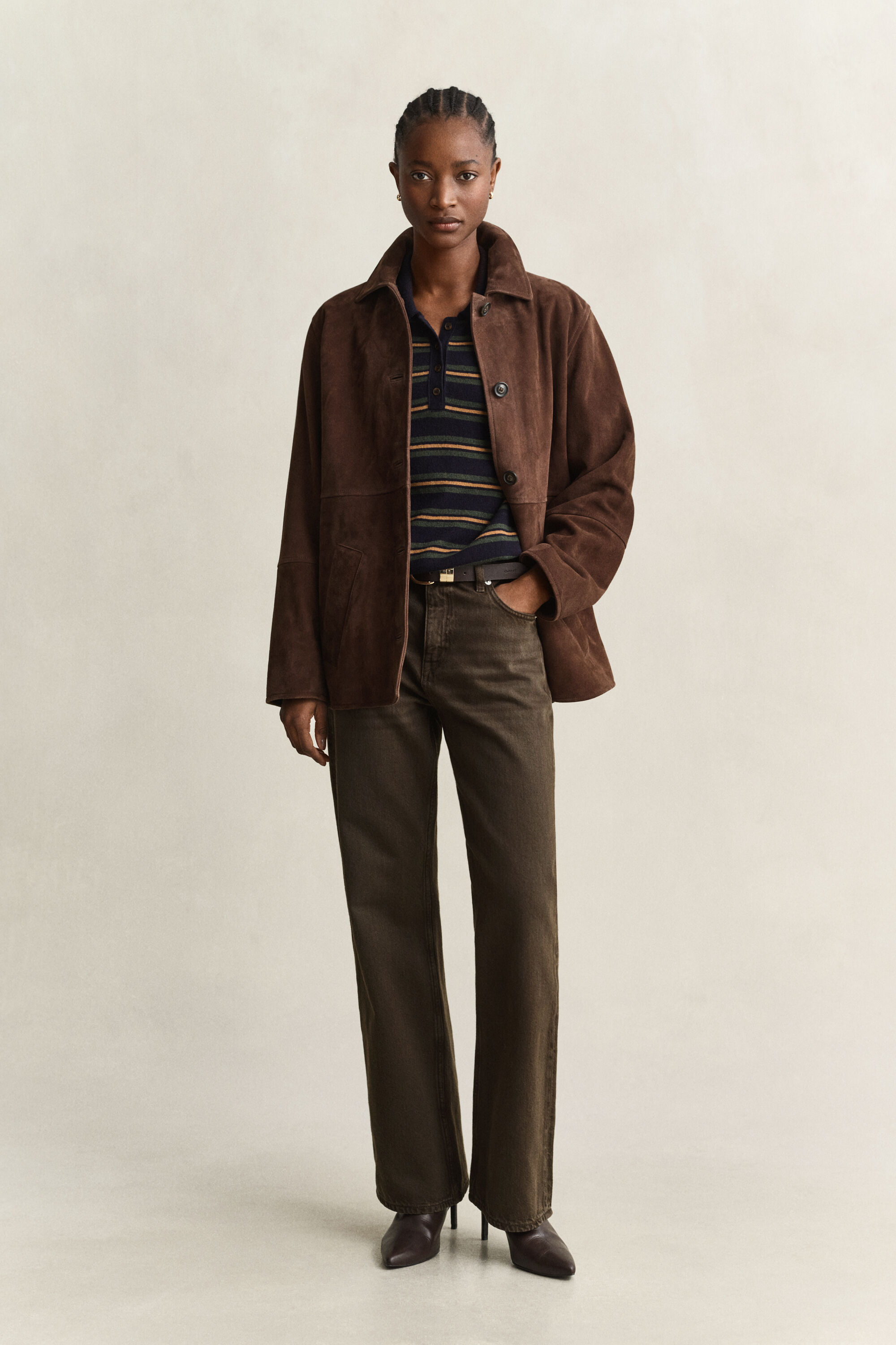 Striped Superfine Lambswool Rugger