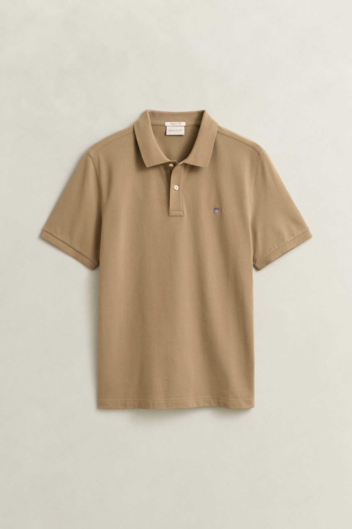 Classic Regular Polo Shirt — LIGHT TAUPE