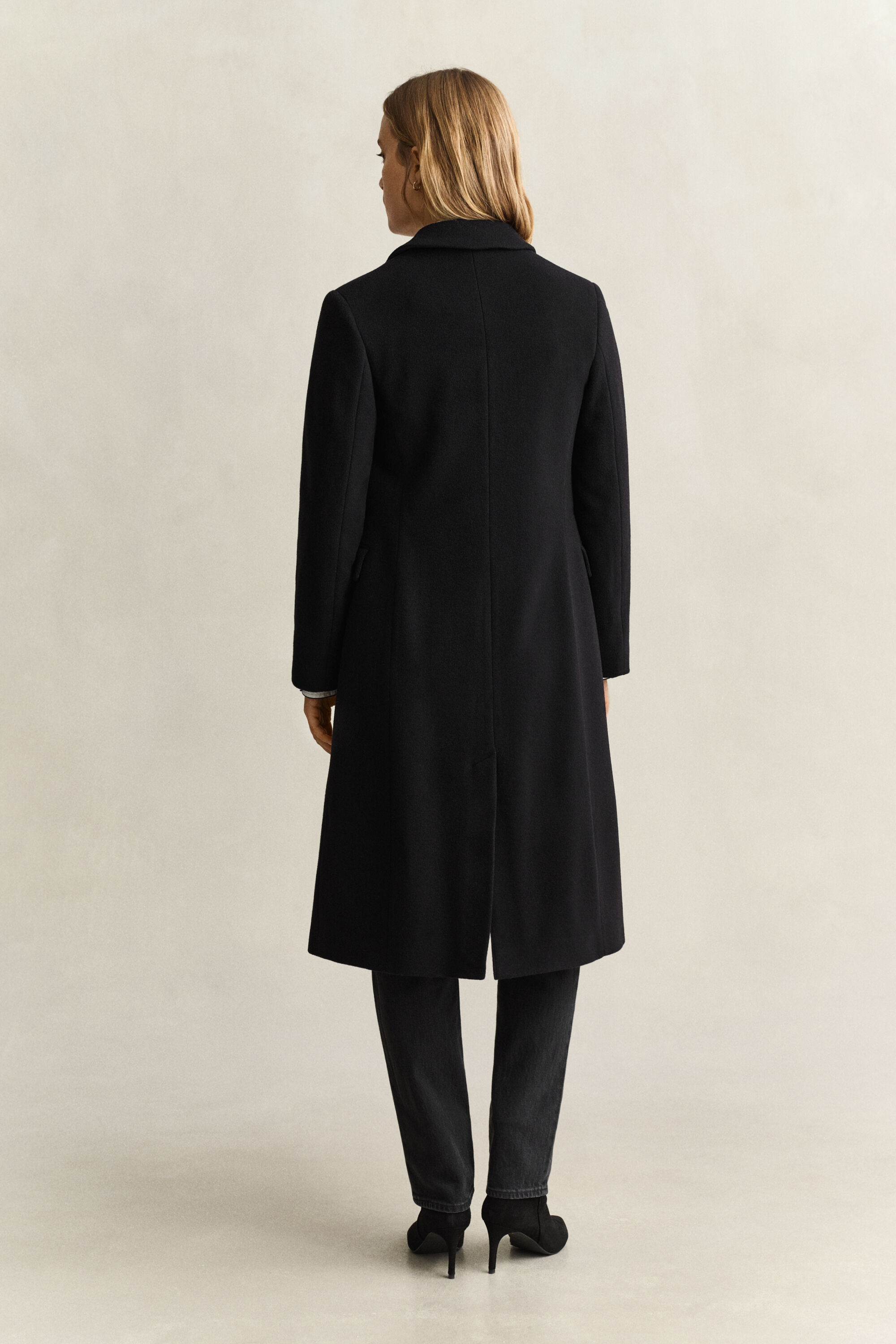 Wool Cashmere Blend Coat