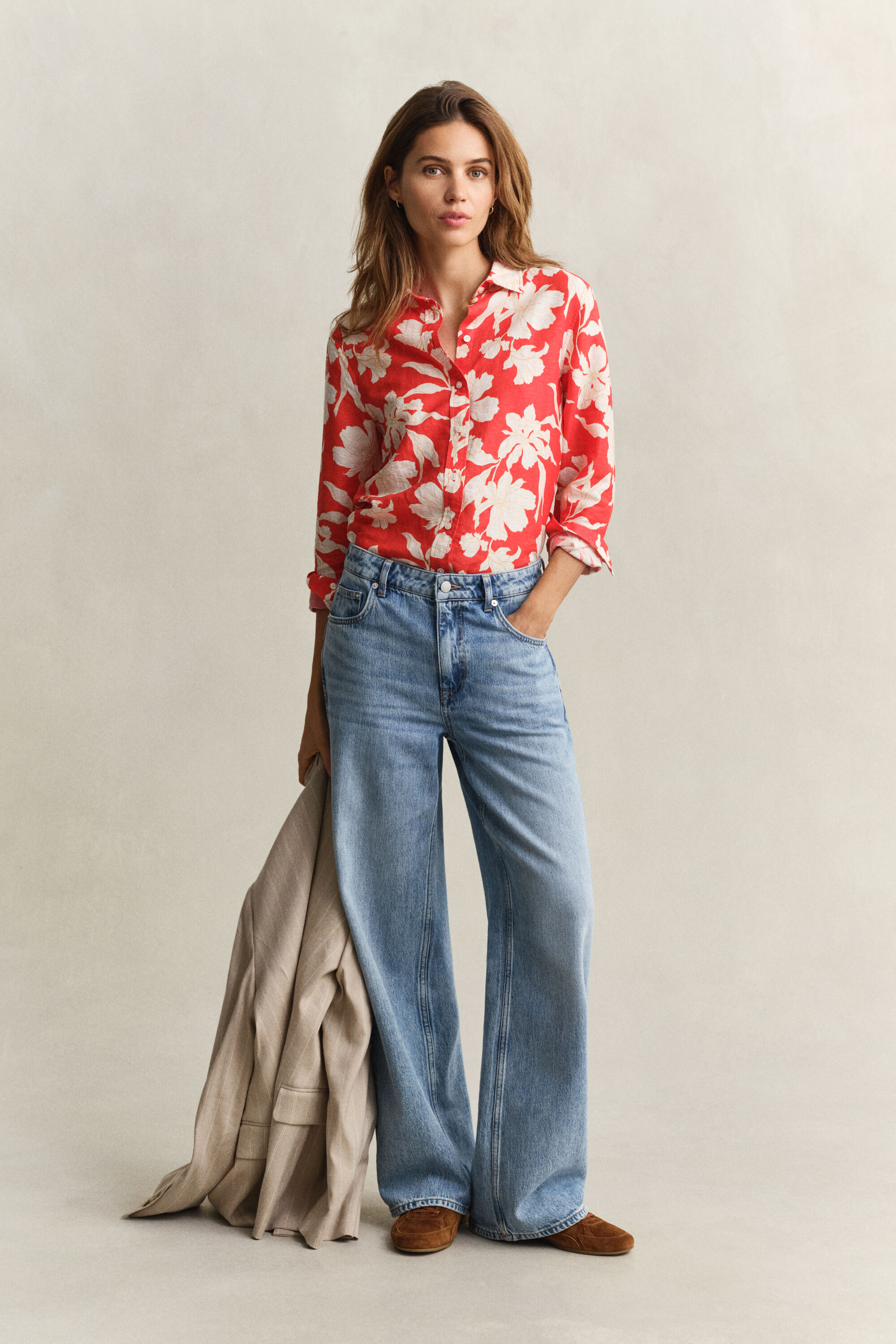 Floral Linen Shirt