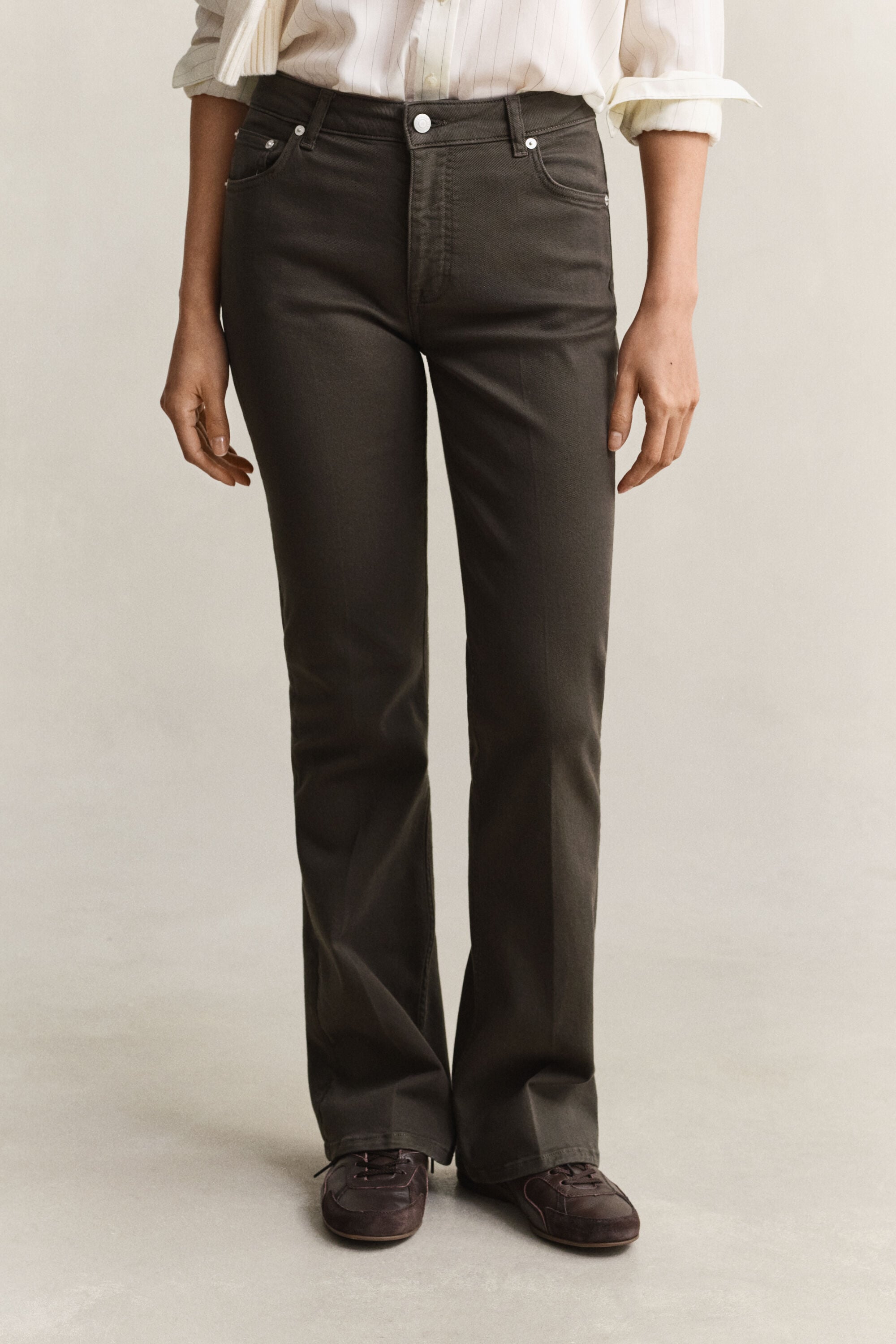 Slim Flared Color Jeans