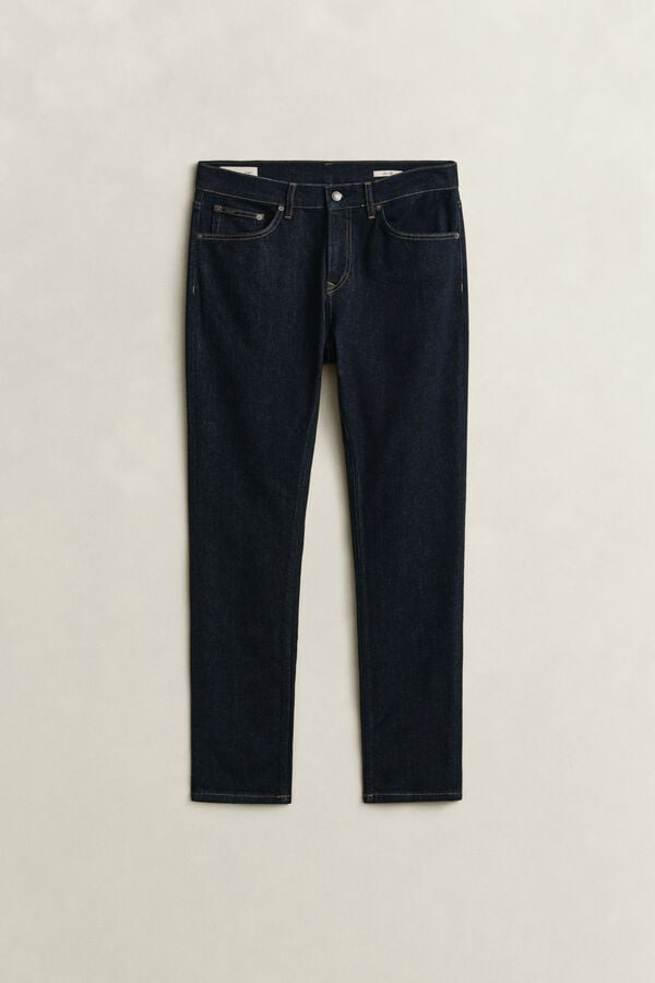 Slim Clean Wash Jeans — DARK BLUE
