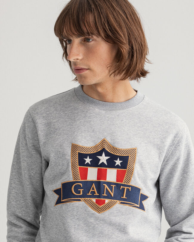 Banner Shield Crew Neck Sweatshirt