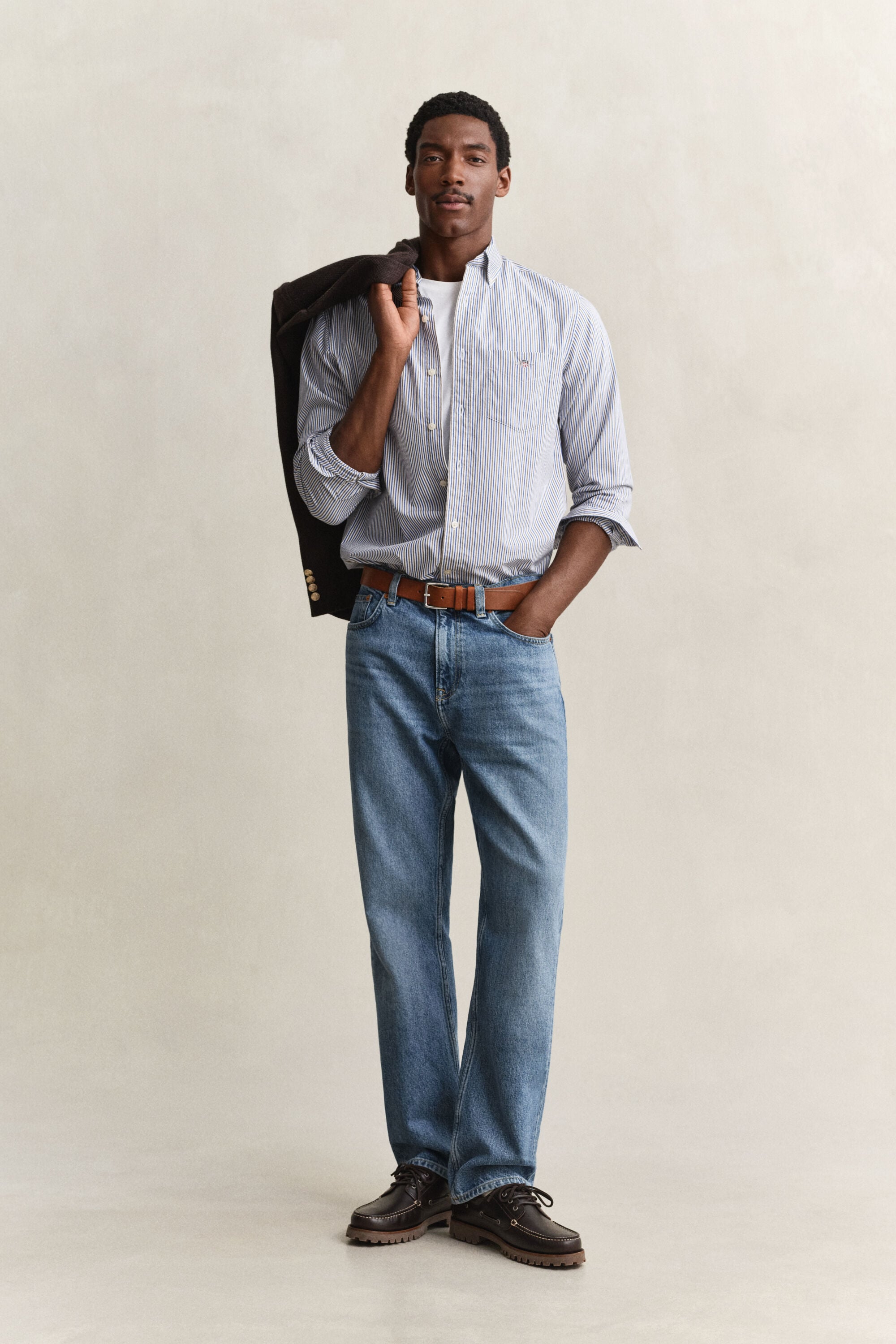 Striped Poplin Shirt