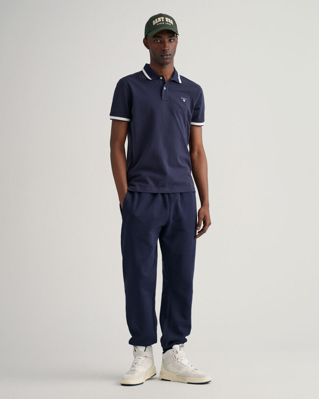 Herringbone Tipping Piqu&eacute; Polo Shirt