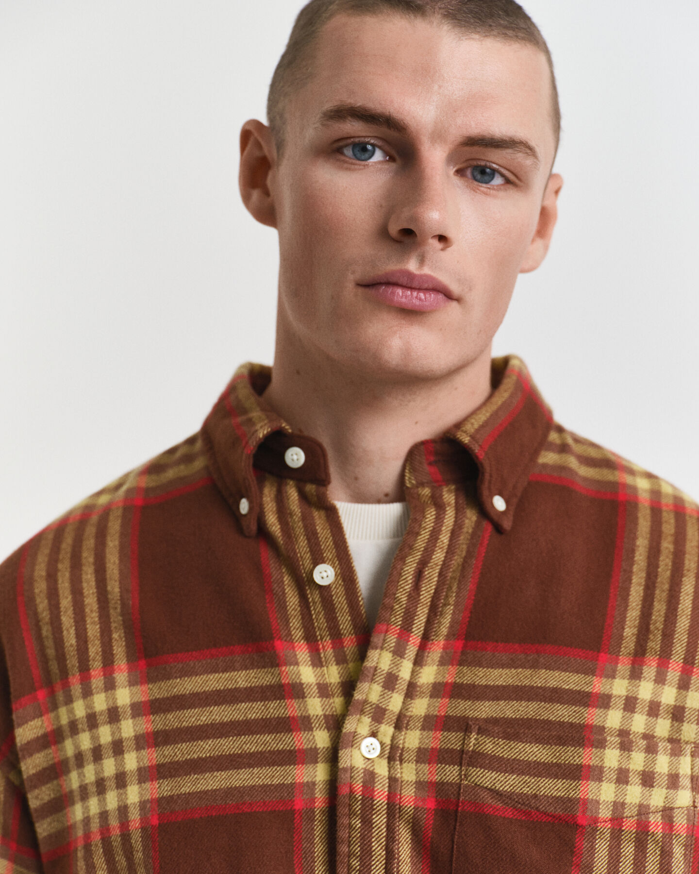Oversized Flannel Twill Shirt