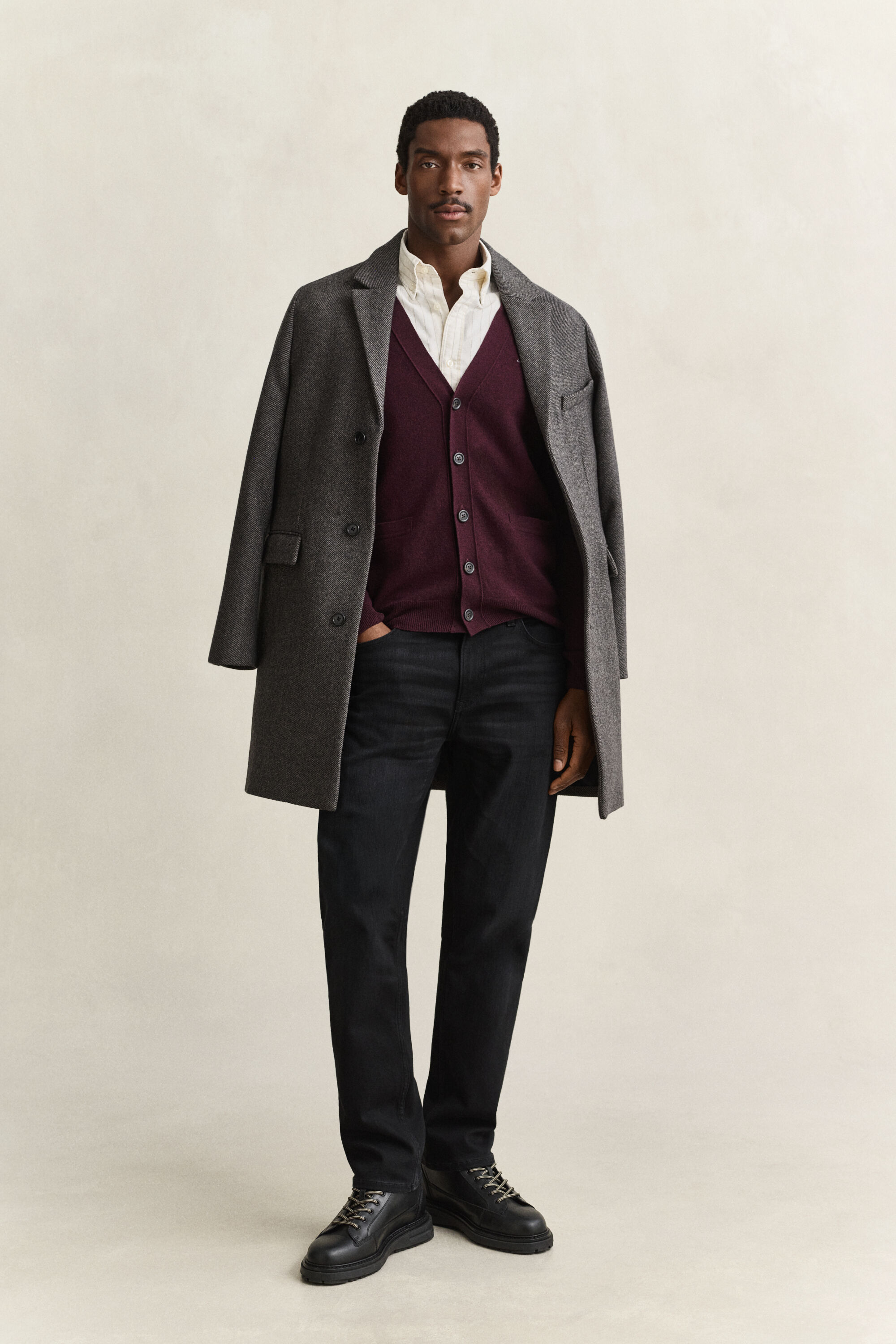 Lambswool V-Neck Cardigan