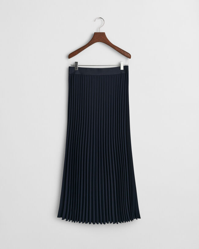 Pleated Midi Skirt