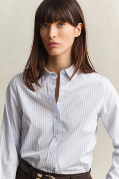 Classic Regular Striped Poplin Shirt — LIGHT BLUE 6
