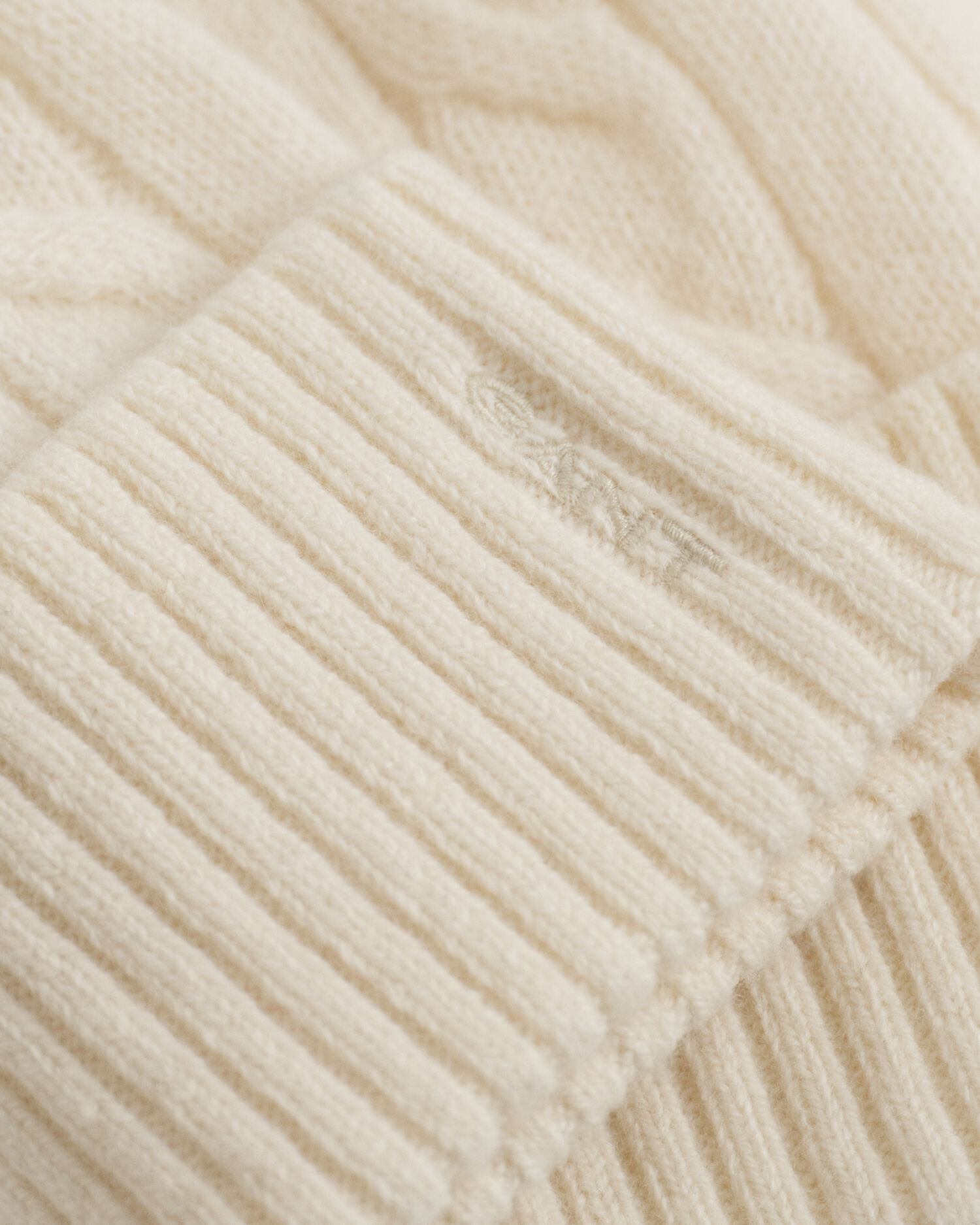 Wool Cable Knit Beanie