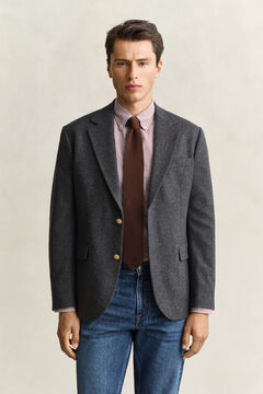 Classic Flannel Wool Club Blazer — DUSKY ANTHRACITE 8