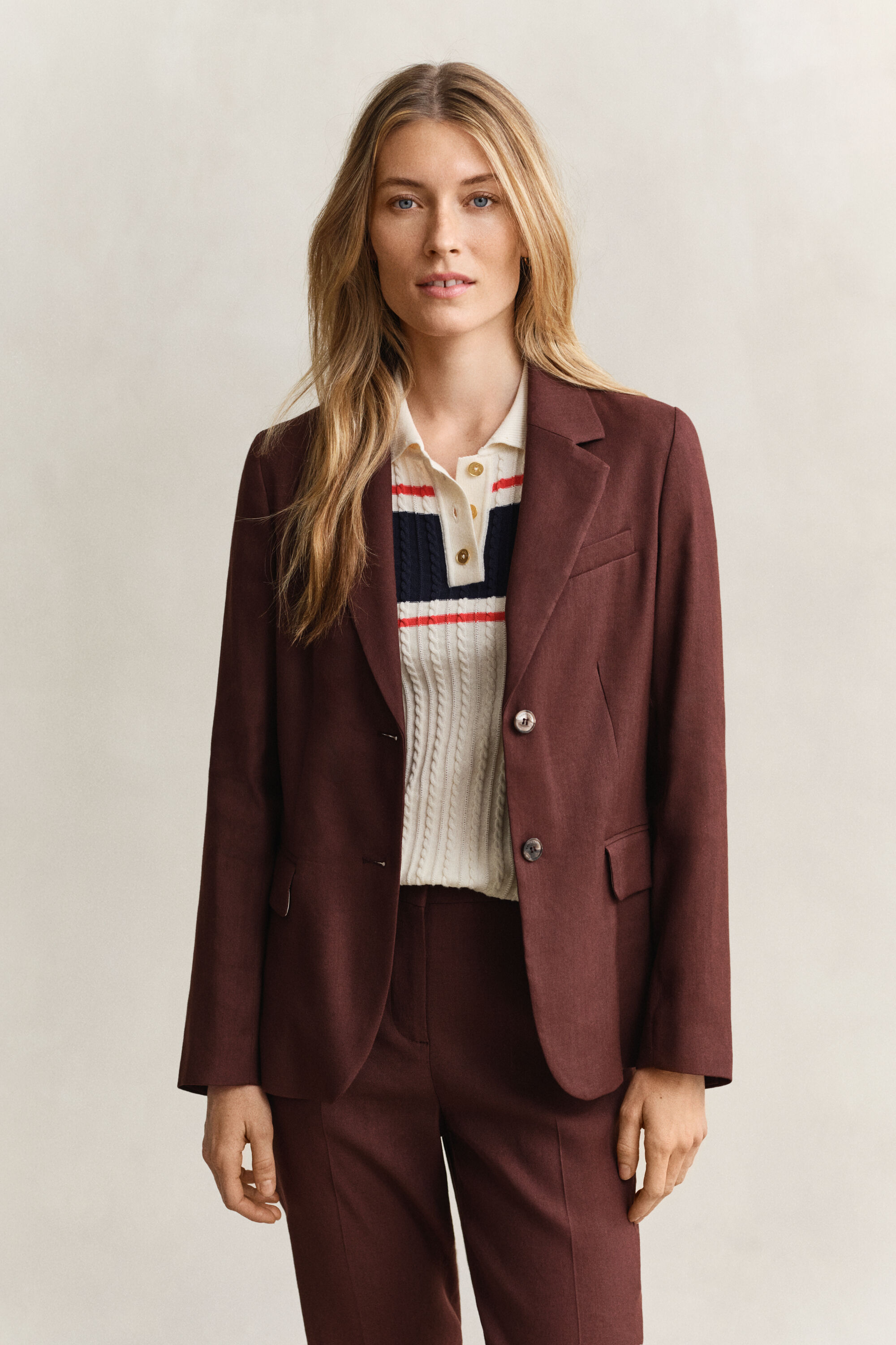 Linen Stretch Blazer