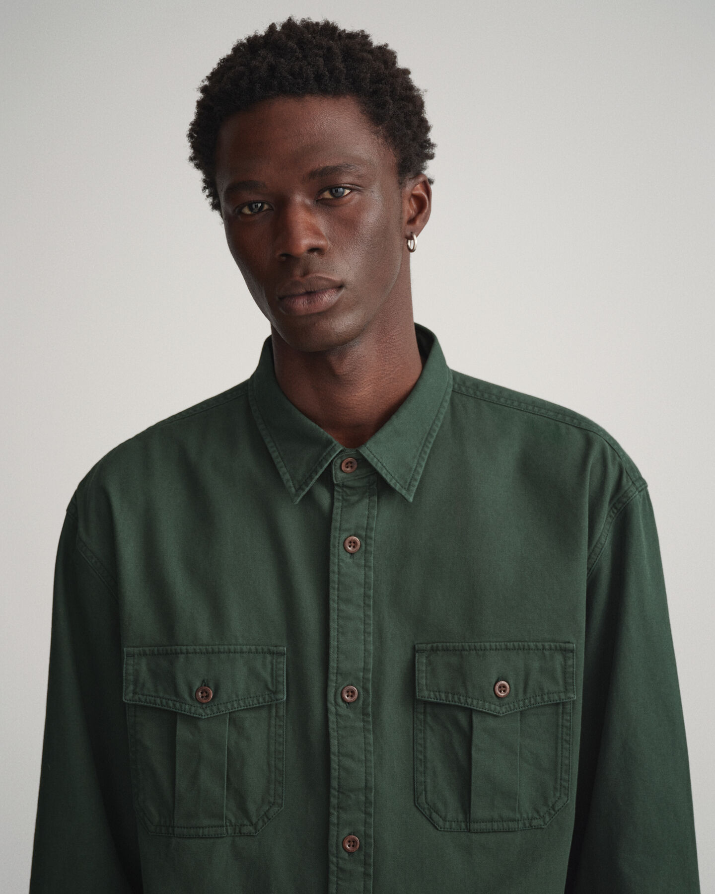 Relaxed Fit Twill Shirt