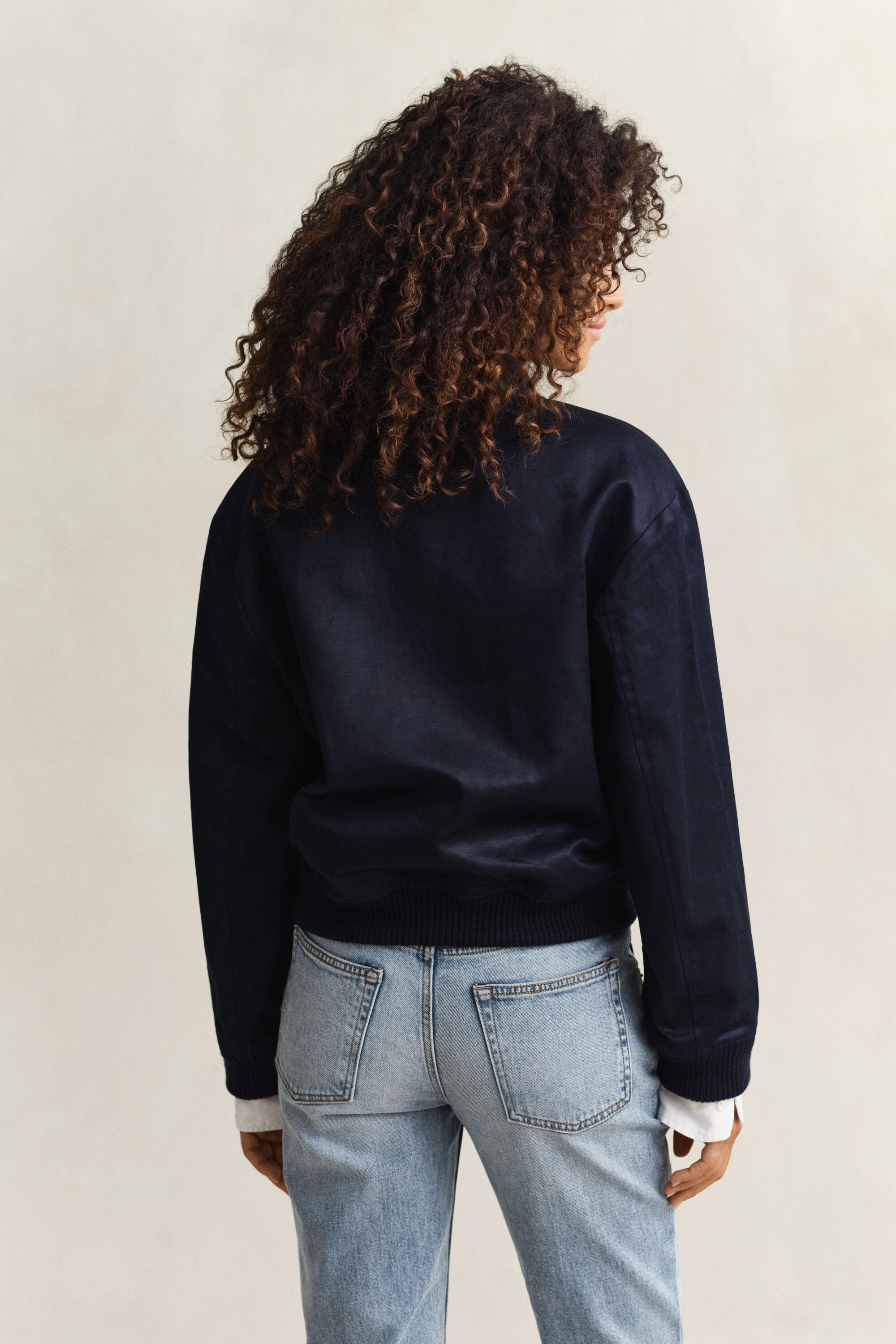 Satin Varsity Jacket