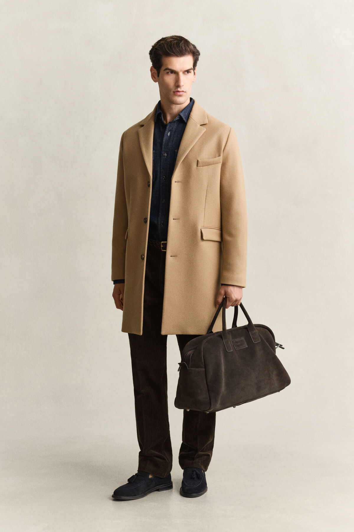 Wool Coat — LIGHT TAUPE