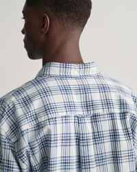 Relaxed Fit Textured Checked Shirt