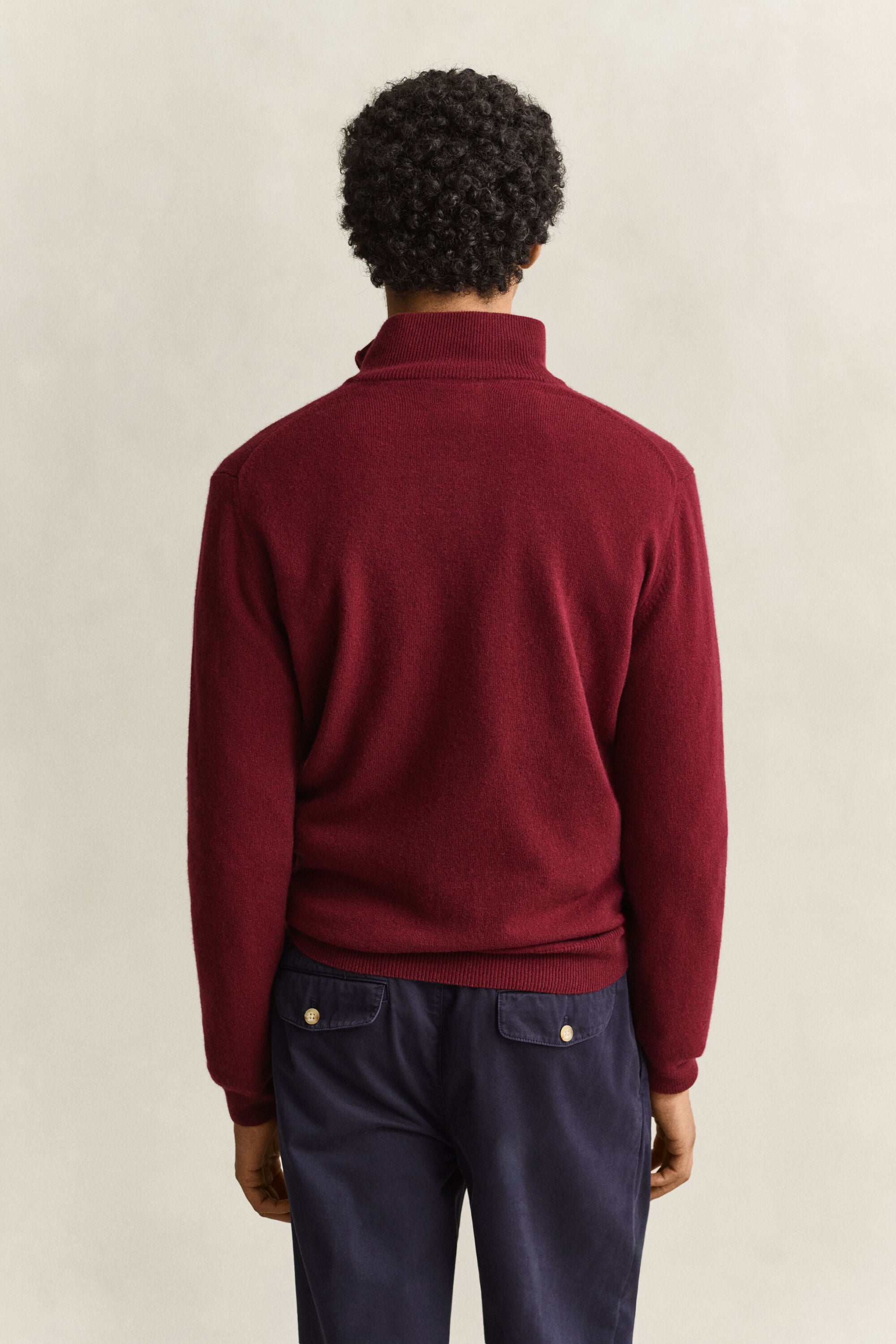Lambswool Half-Zip Sweater