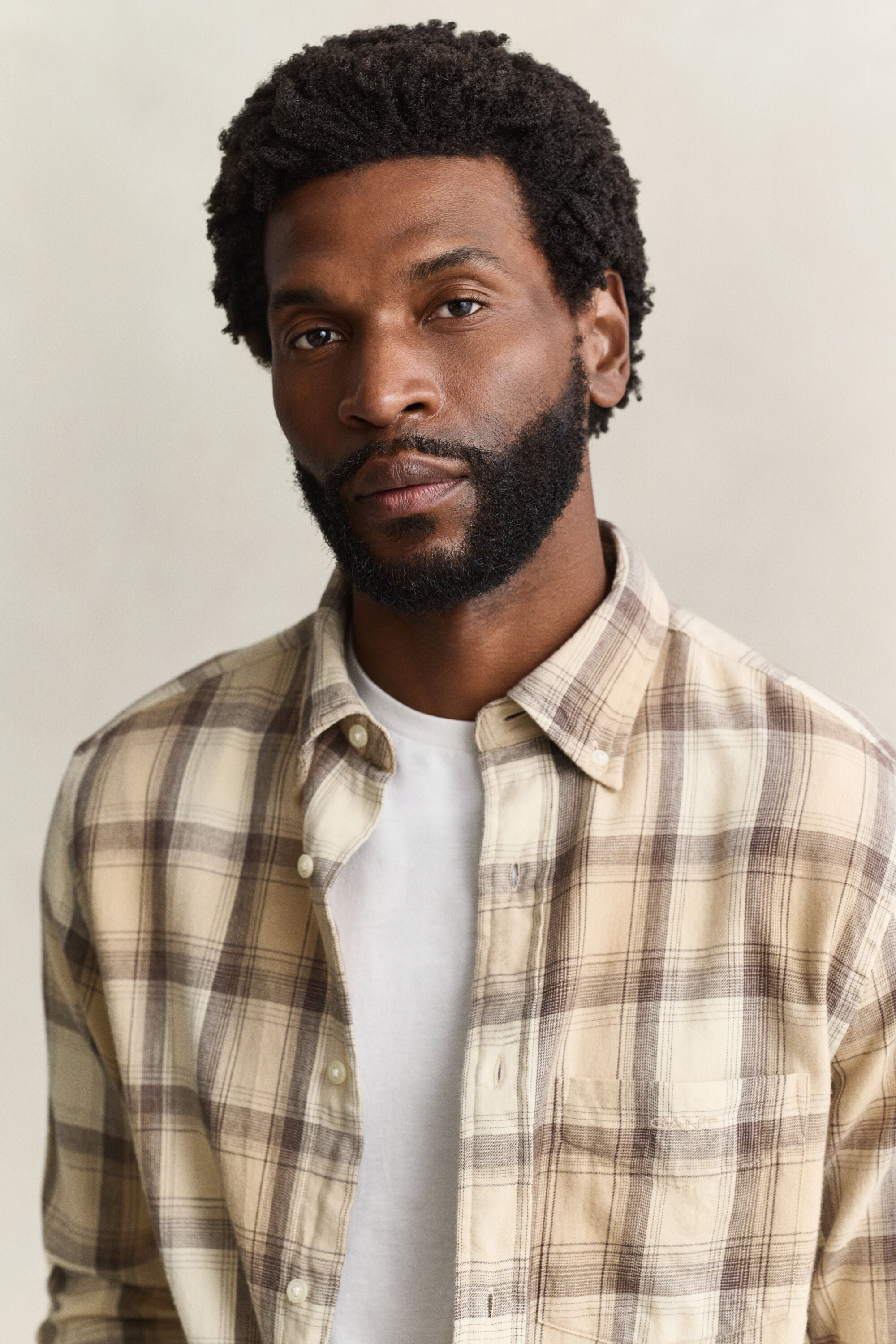 Checked Windblown Flannel Shirt
