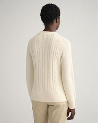Cable Crew Neck Sweater
