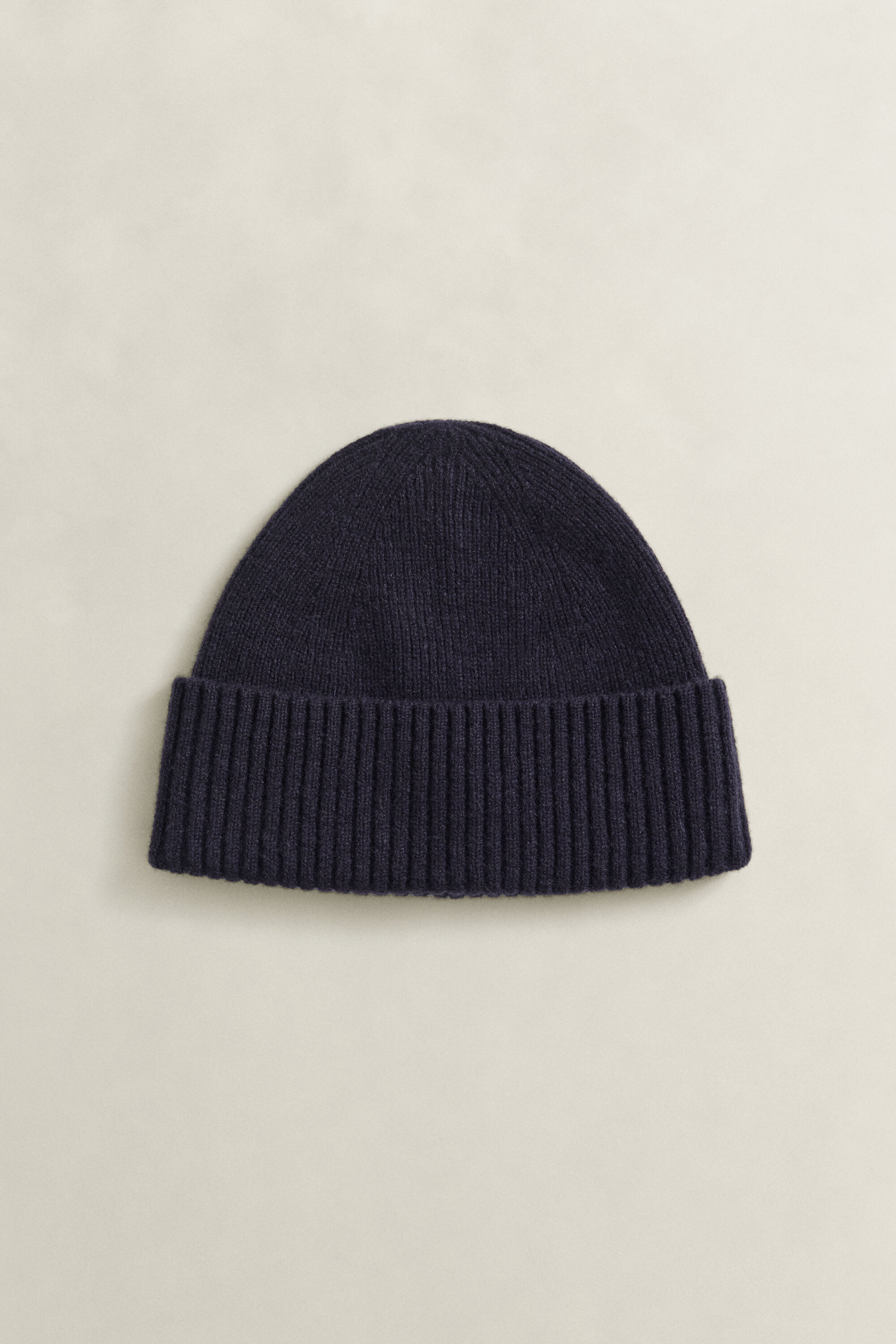 Cashmere Beanie — EVENING BLUE