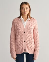 Textured Cotton Cardigan