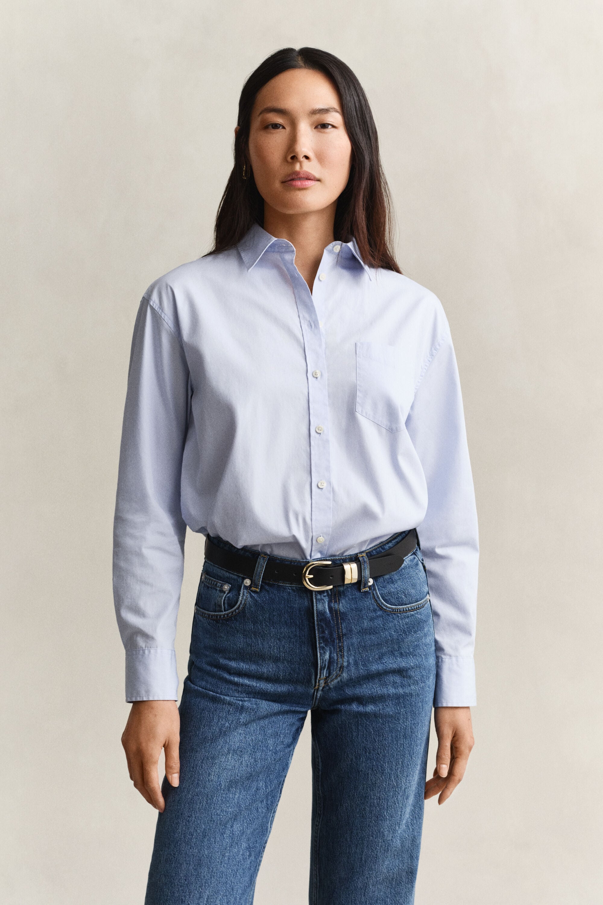 Relaxed Fit Classic Poplin Shirt
