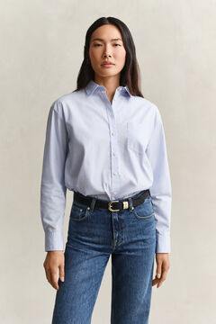 Relaxed Fit Classic Poplin Shirt — LIGHT BLUE 9