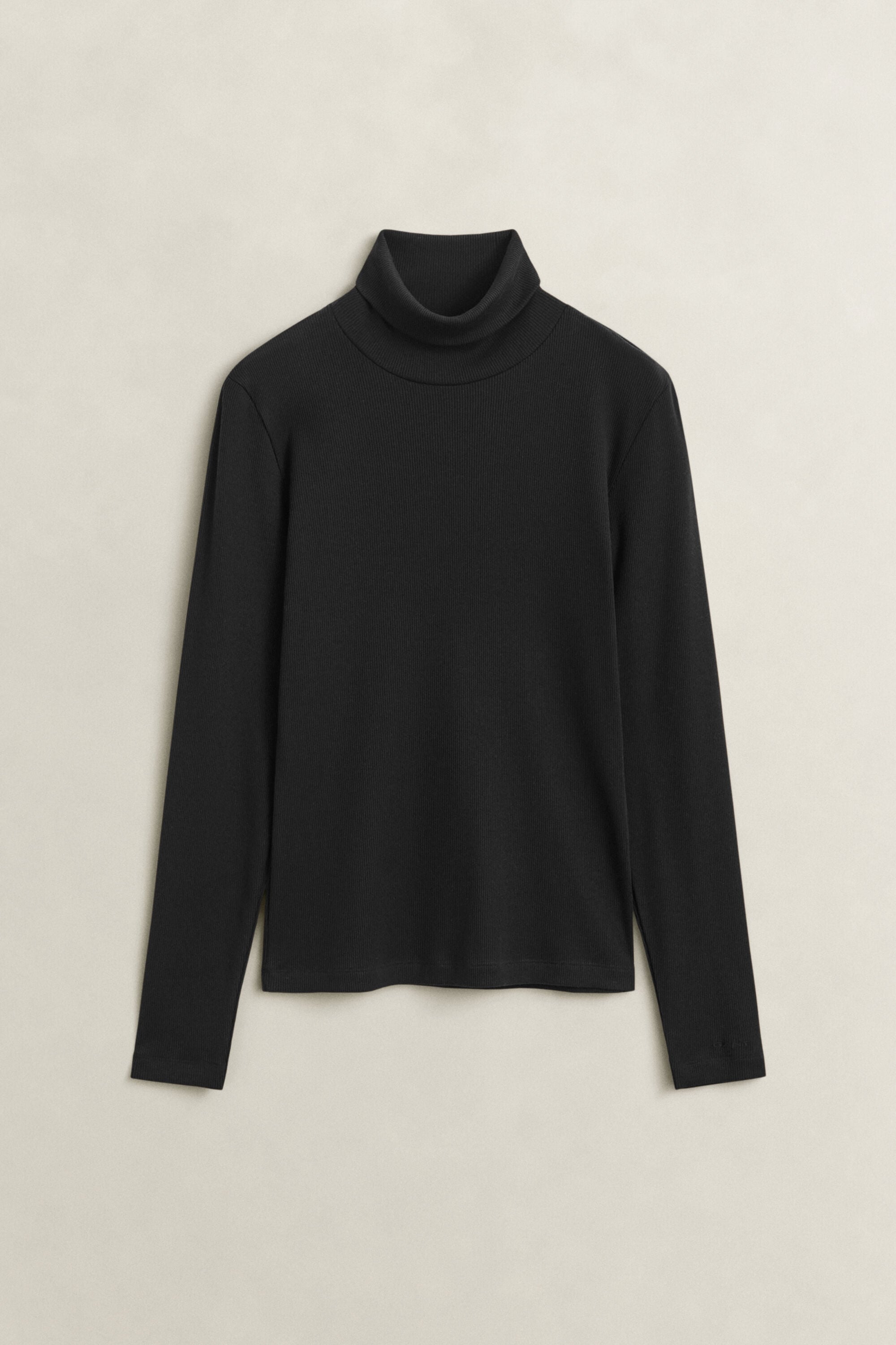 Ribbed Turtleneck Top