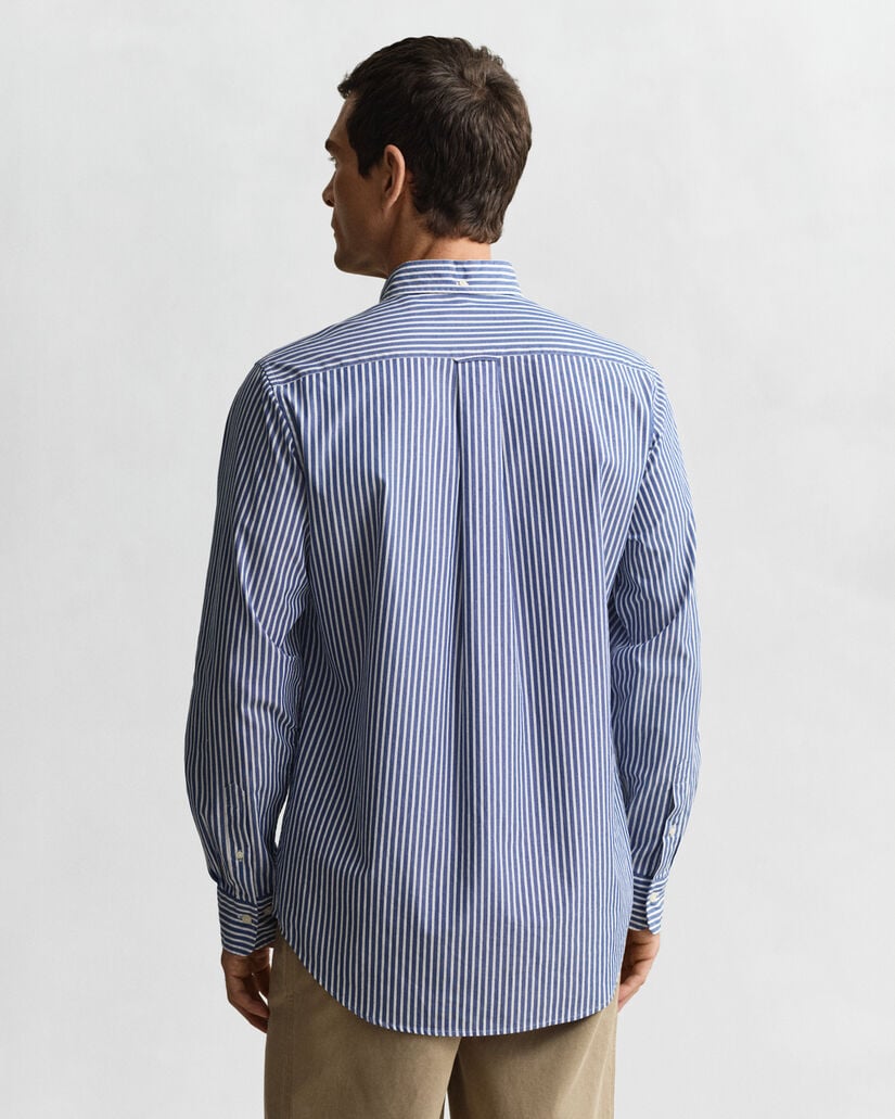 Regular Fit Classic Striped Poplin Shirt