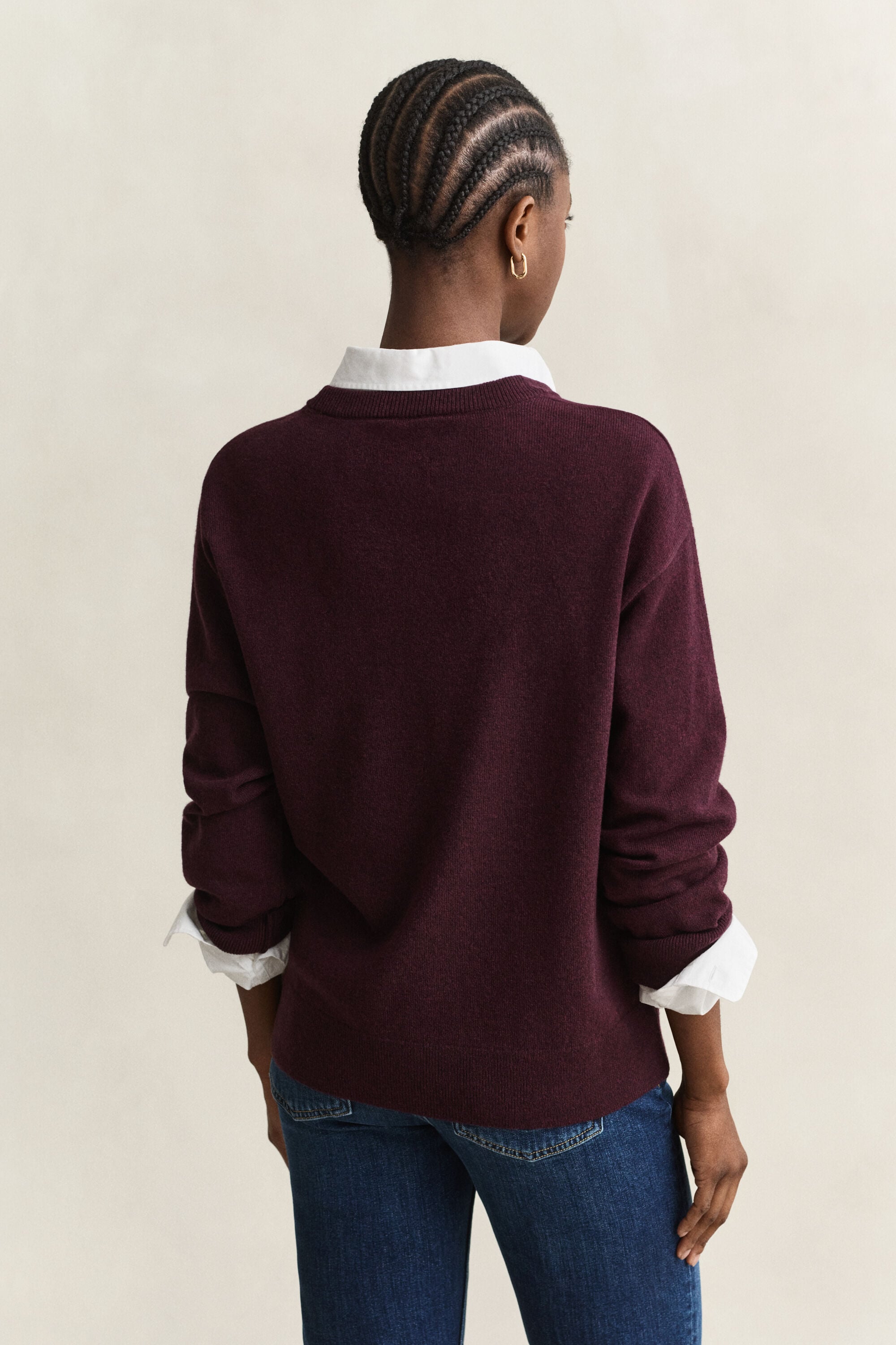 Superfine Lambswool Crew Neck Sweater