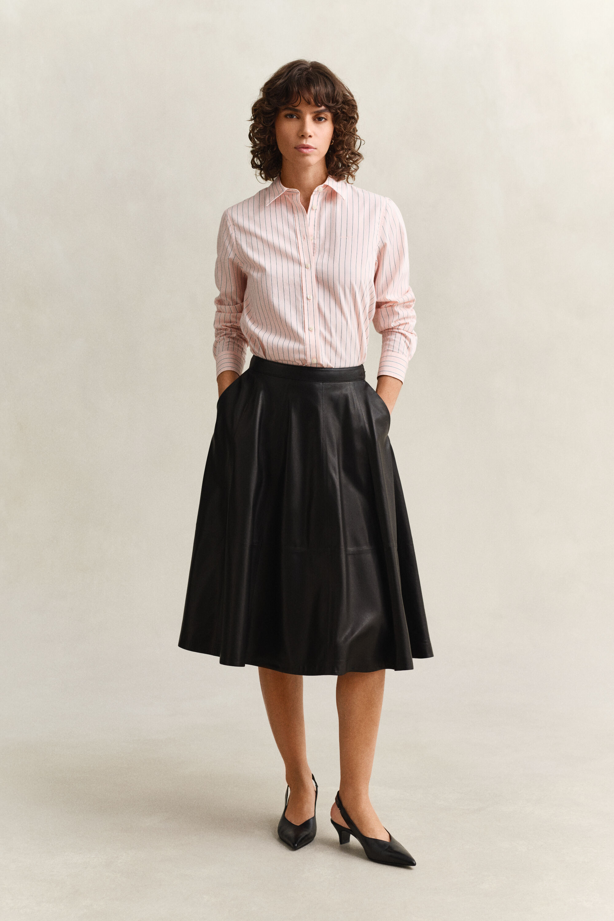 Regular Fit Classic Striped Poplin Shirt