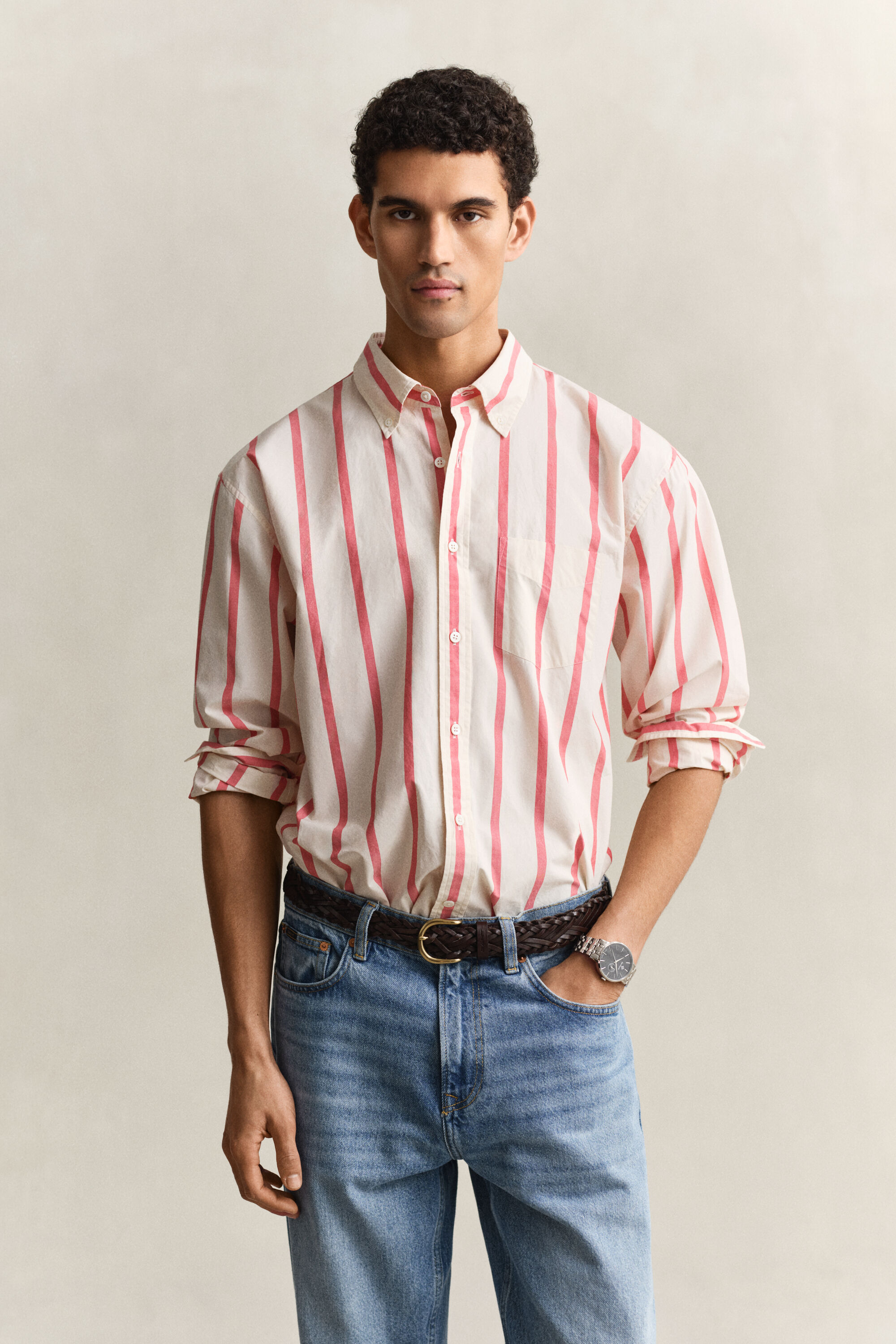 Striped Heritage Poplin Shirt